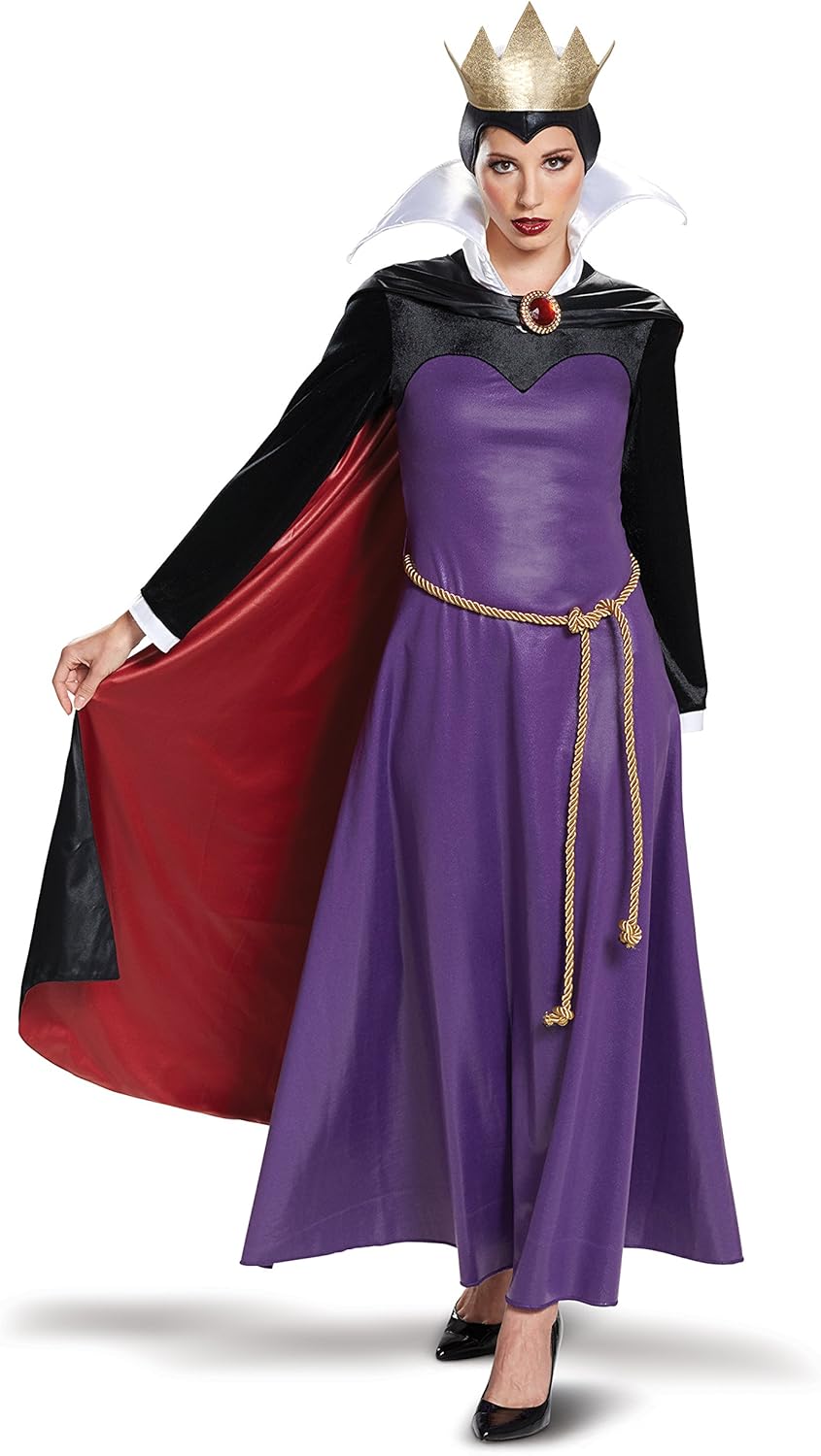 Evil Queen Deluxe Adult Costume for Disney Villains Fans