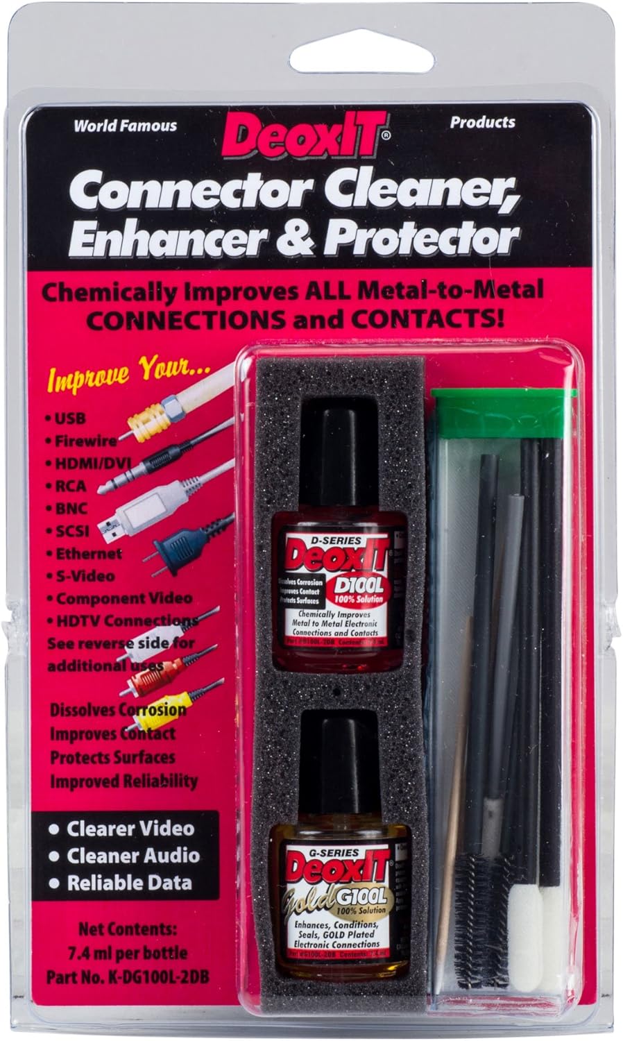 CAIG LABORATORIES DeoxIT Gold Connector Cleaner & Enhancer Kit