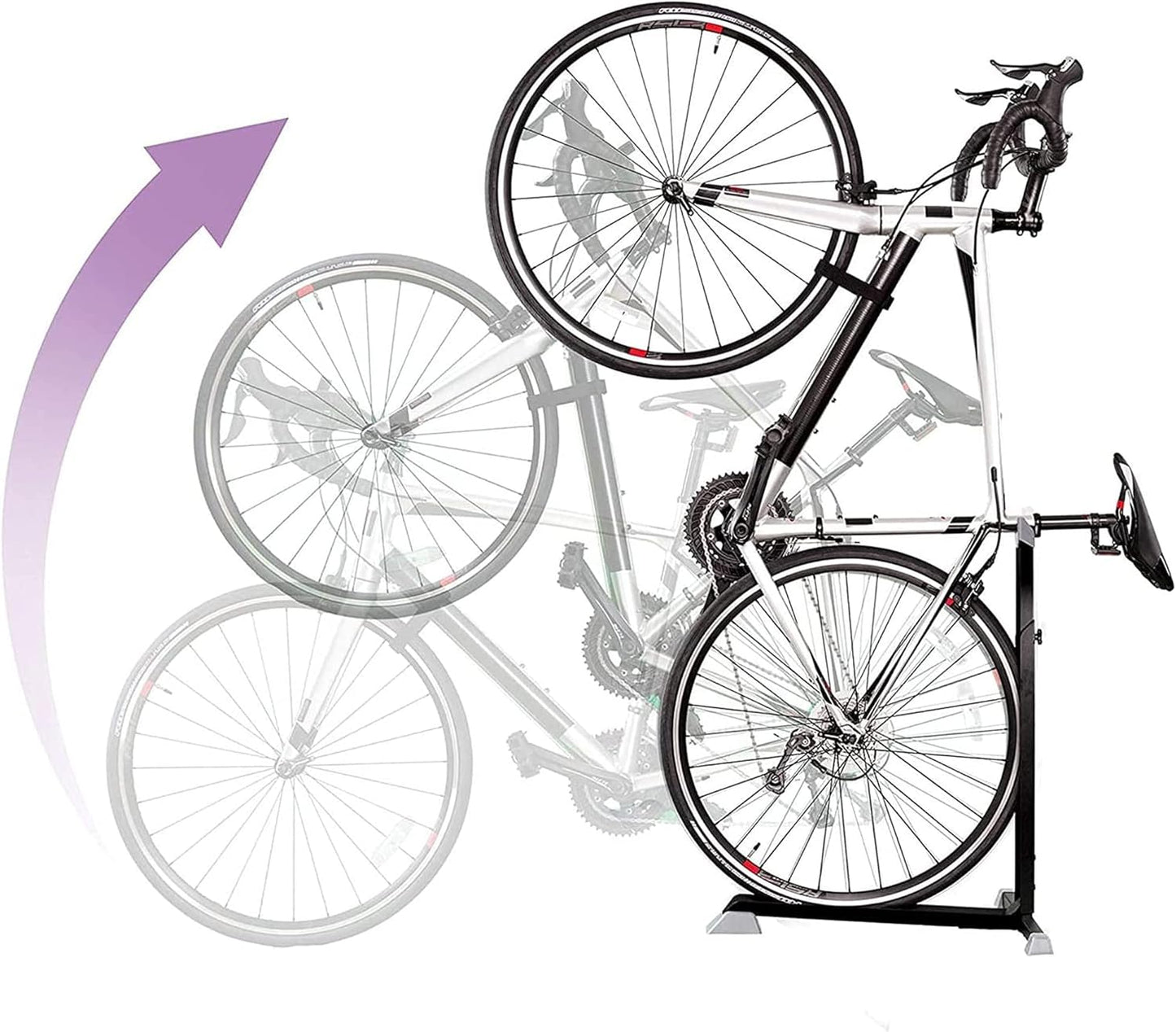 Bike Nook Vertical Bicycle Floor Stand for Easy Storage