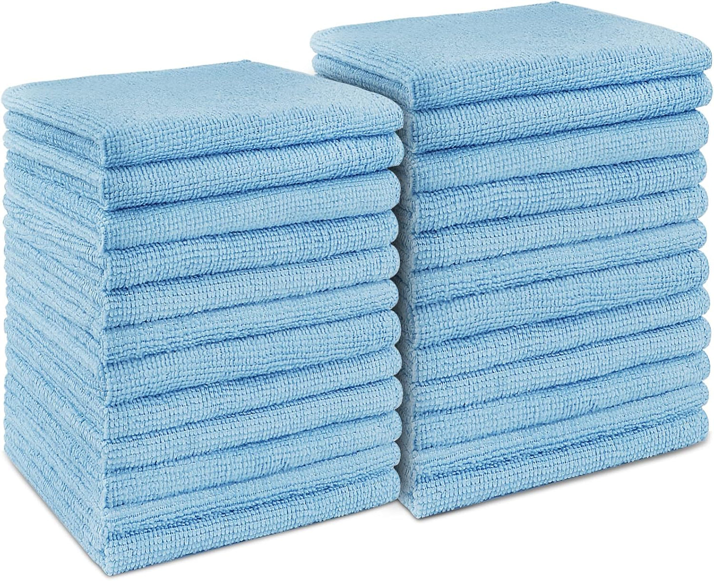 Ultra Absorbent Microfiber Cleaning Cloths - 24 Pack