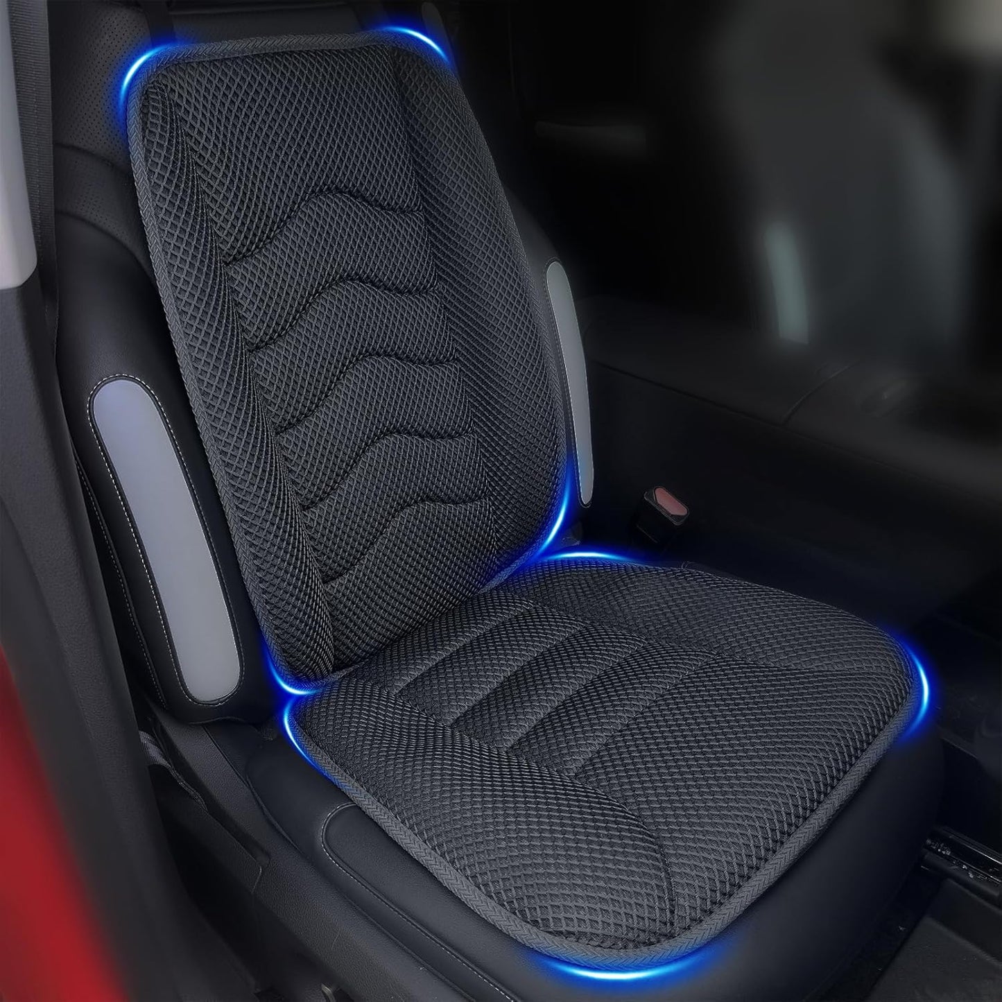 AEROiVi Car Seat Cushion with Back Support for Ultimate Comfort
