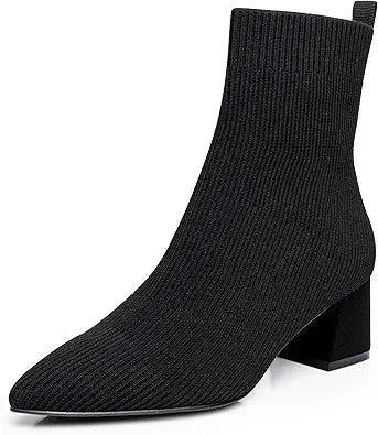 Trary Women's Pointed Toe Ankle Boots for Fall Fashion