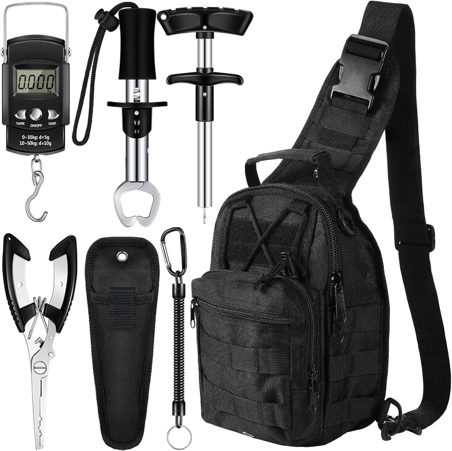 Hungdao 7-Pc Fishing Tool Kit - Tackle with Ease!
