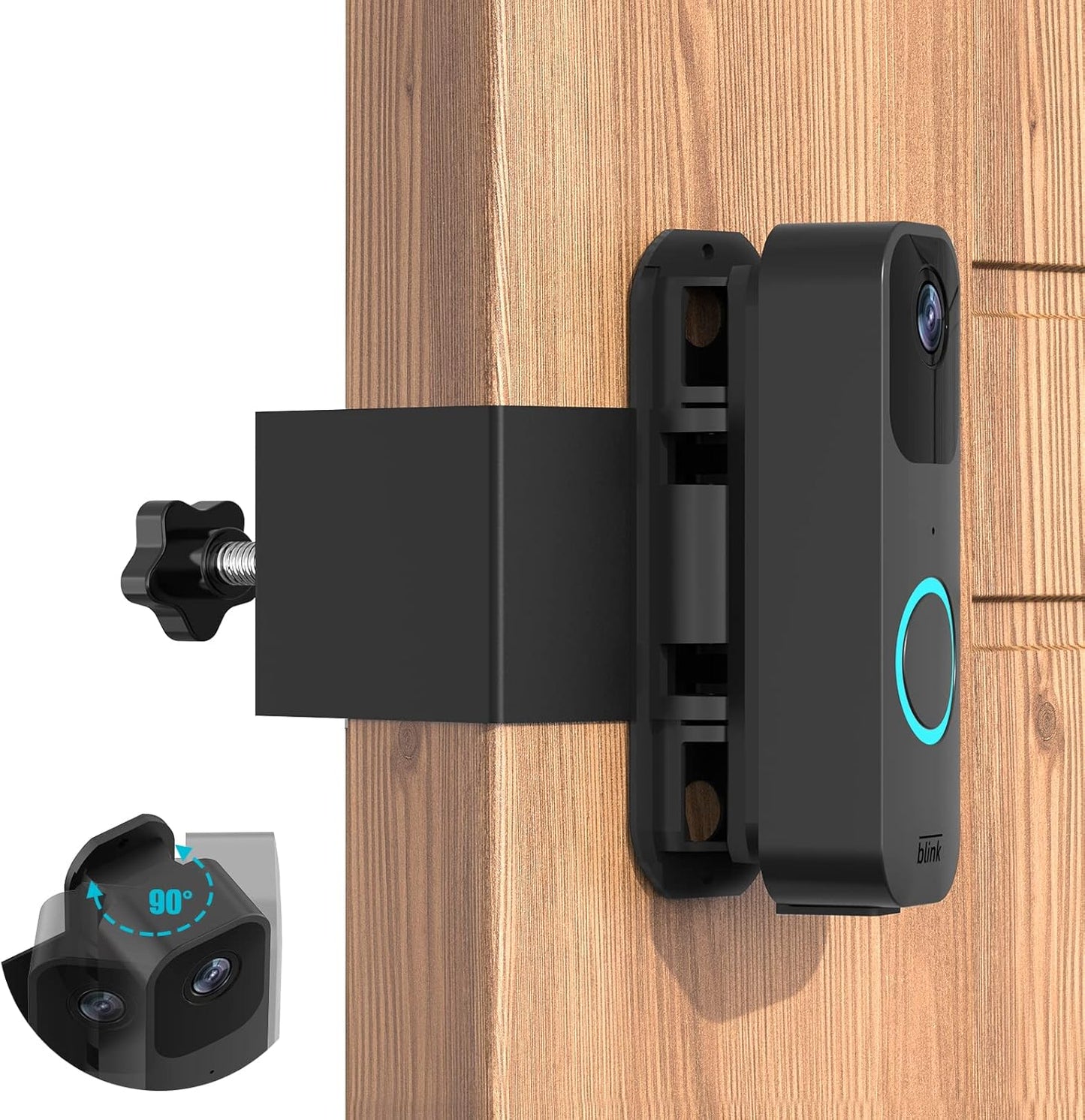 Adjustable Anti-Theft Doorbell Mount for Blink - Secure & Versatile!