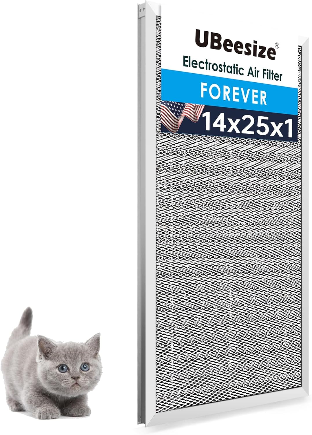 UBeesize Reusable Electrostatic Air Filter for HVAC Systems