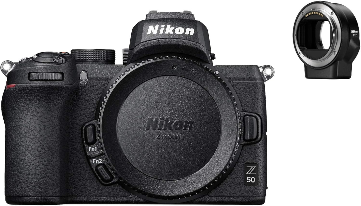 Nikon Z50 Mirrorless Camera Kit with FTZ for Stunning Photos