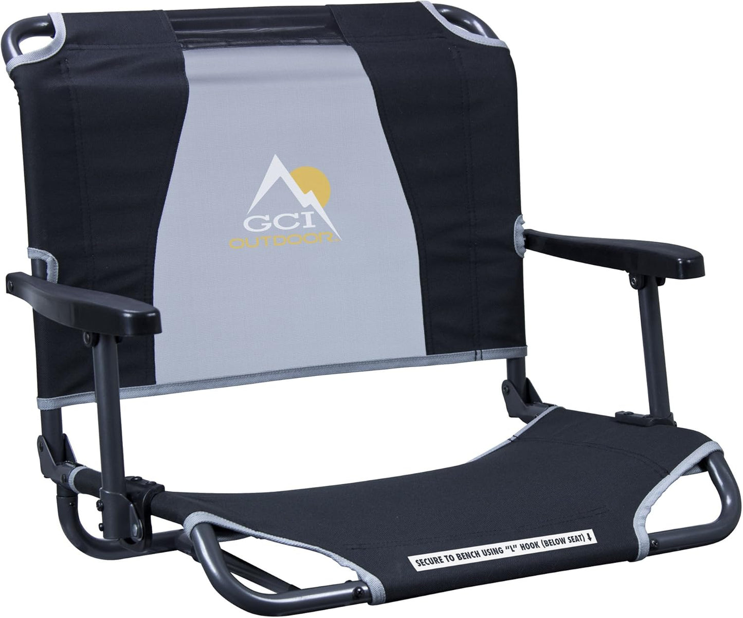GCI Outdoor Comfort Chair: Portable Stadium Seat with Back Support