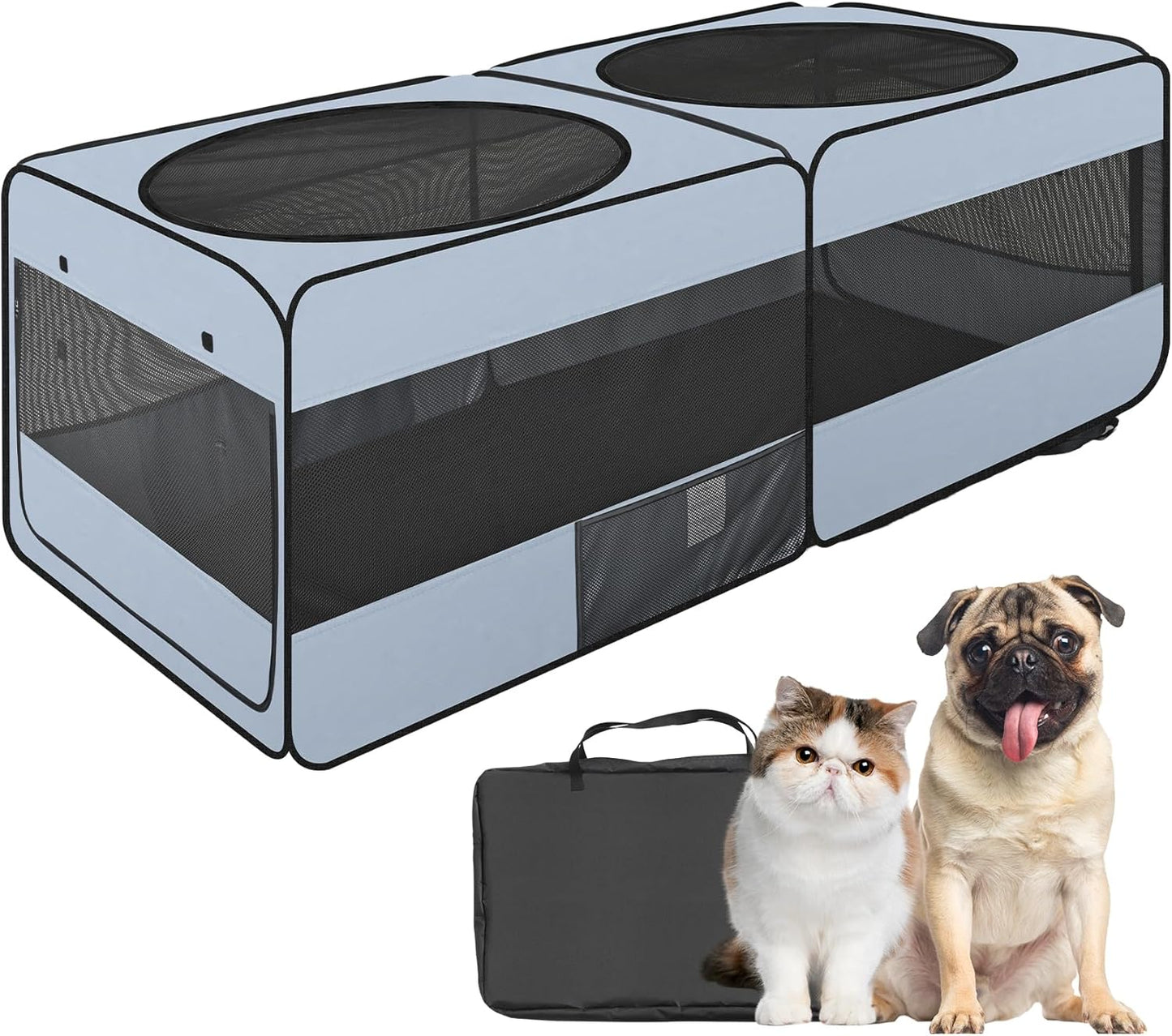 Portable 2-in-1 Pet Playpen | Indoor/Outdoor Fun!