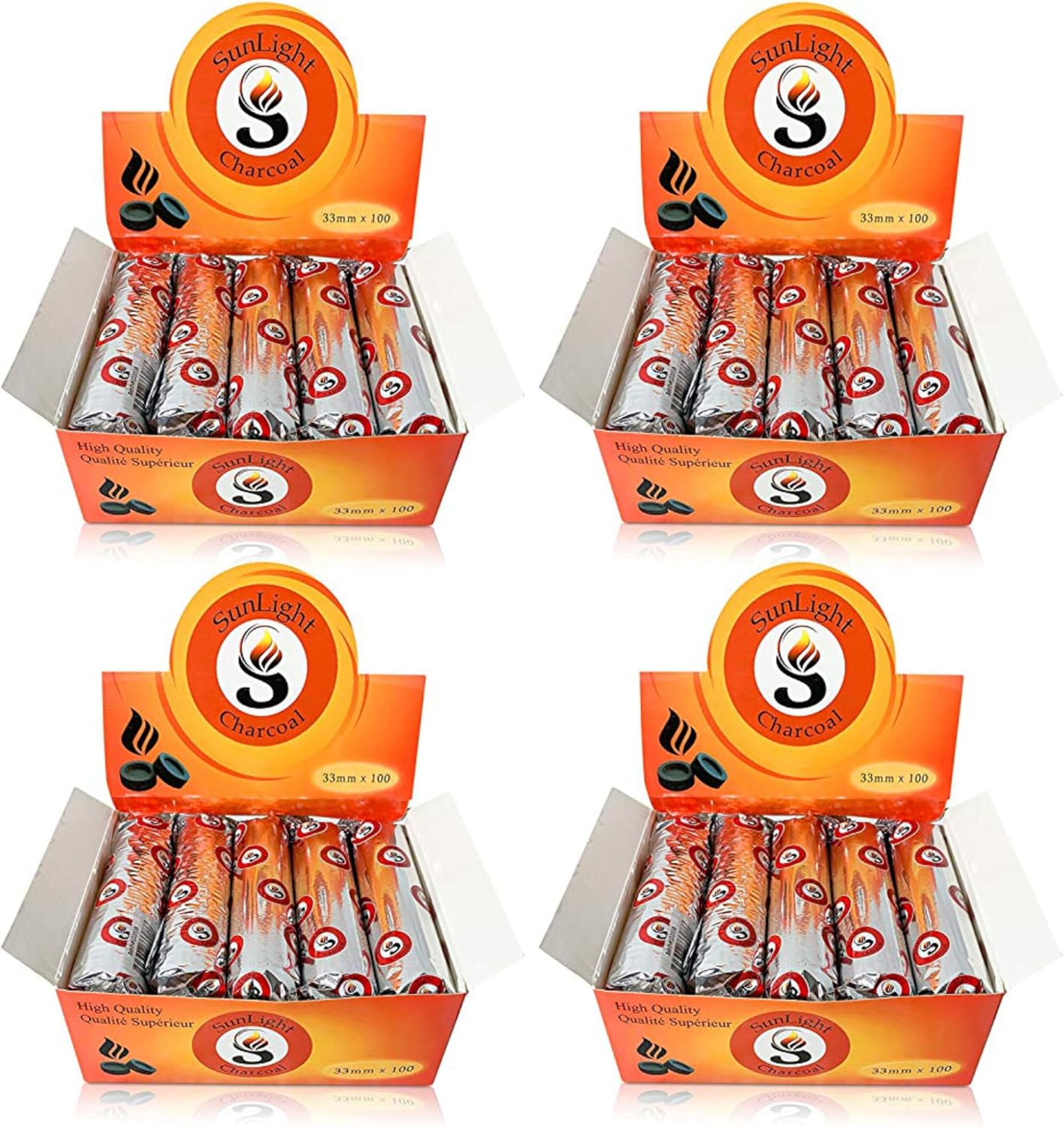 Sunlight Charcoal Tablets for Quick Light Incense Burning