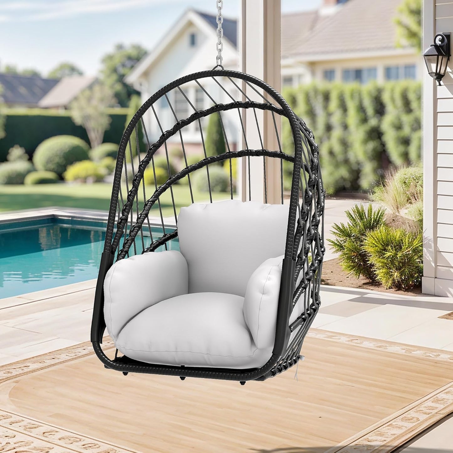 YITAHOME Hanging Egg Chair with Cushion for Indoor and Outdoor
