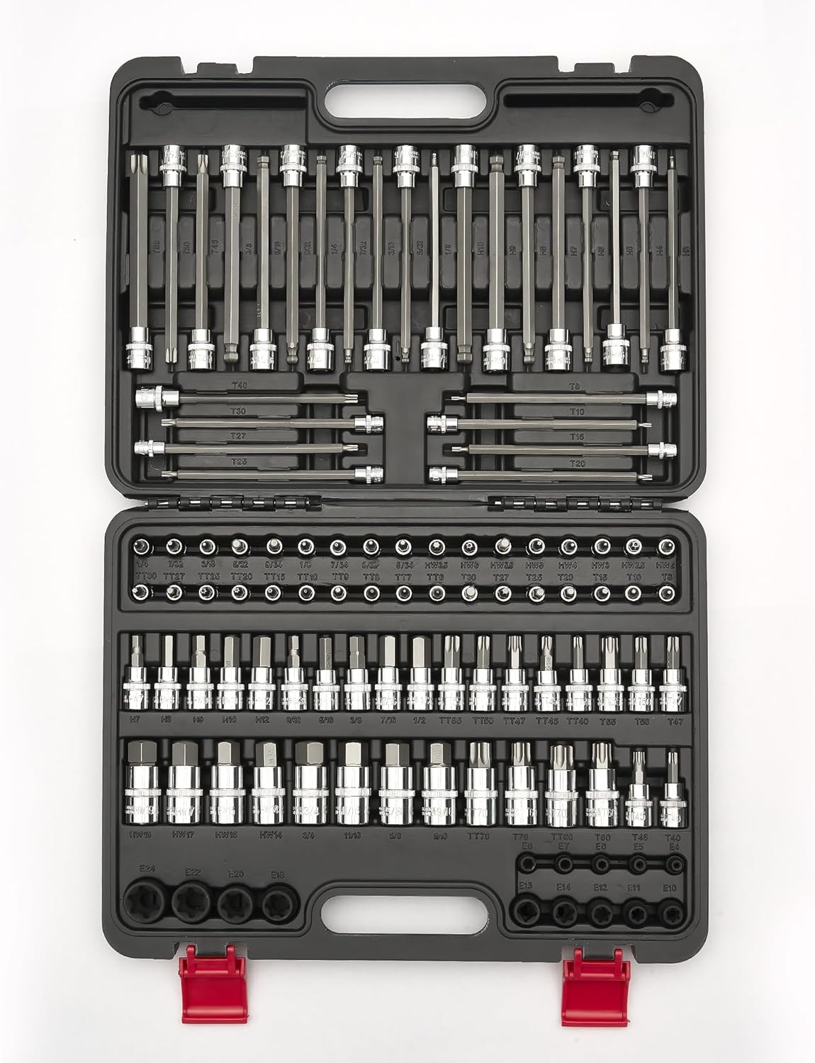 107-Piece Master Torx & Allen Bit Socket Set for Professionals