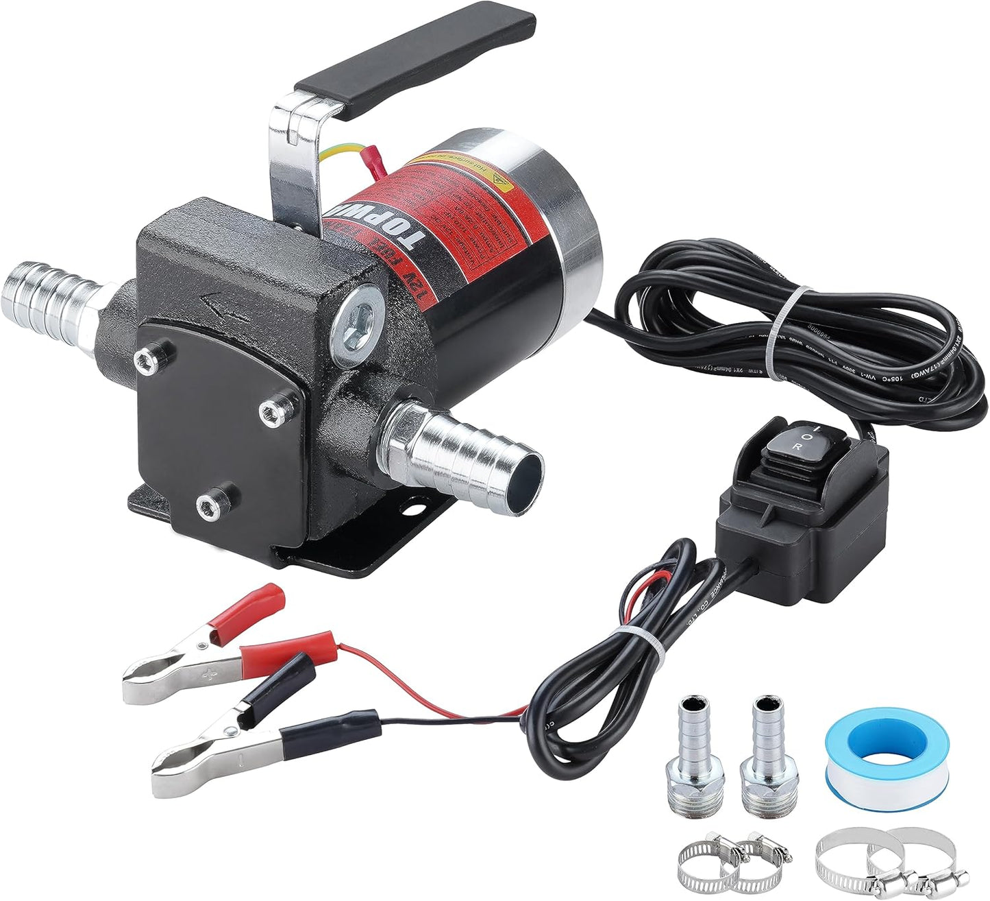 TOPWAY 12V DC Gasoline Fuel Pump for Efficient Oil Transfer