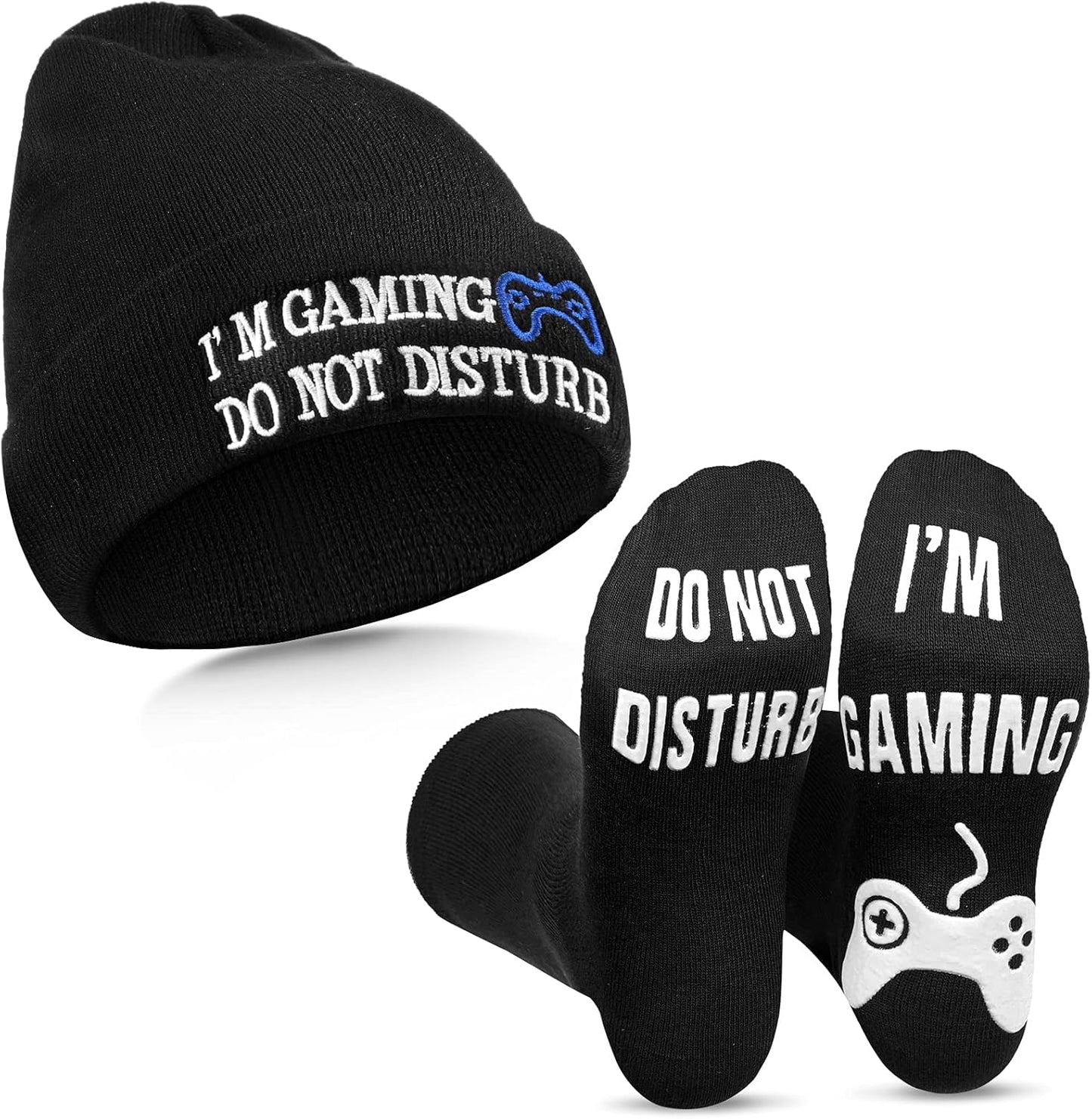 SATINIOR Gaming Socks & Hat Set for Ultimate Fun!