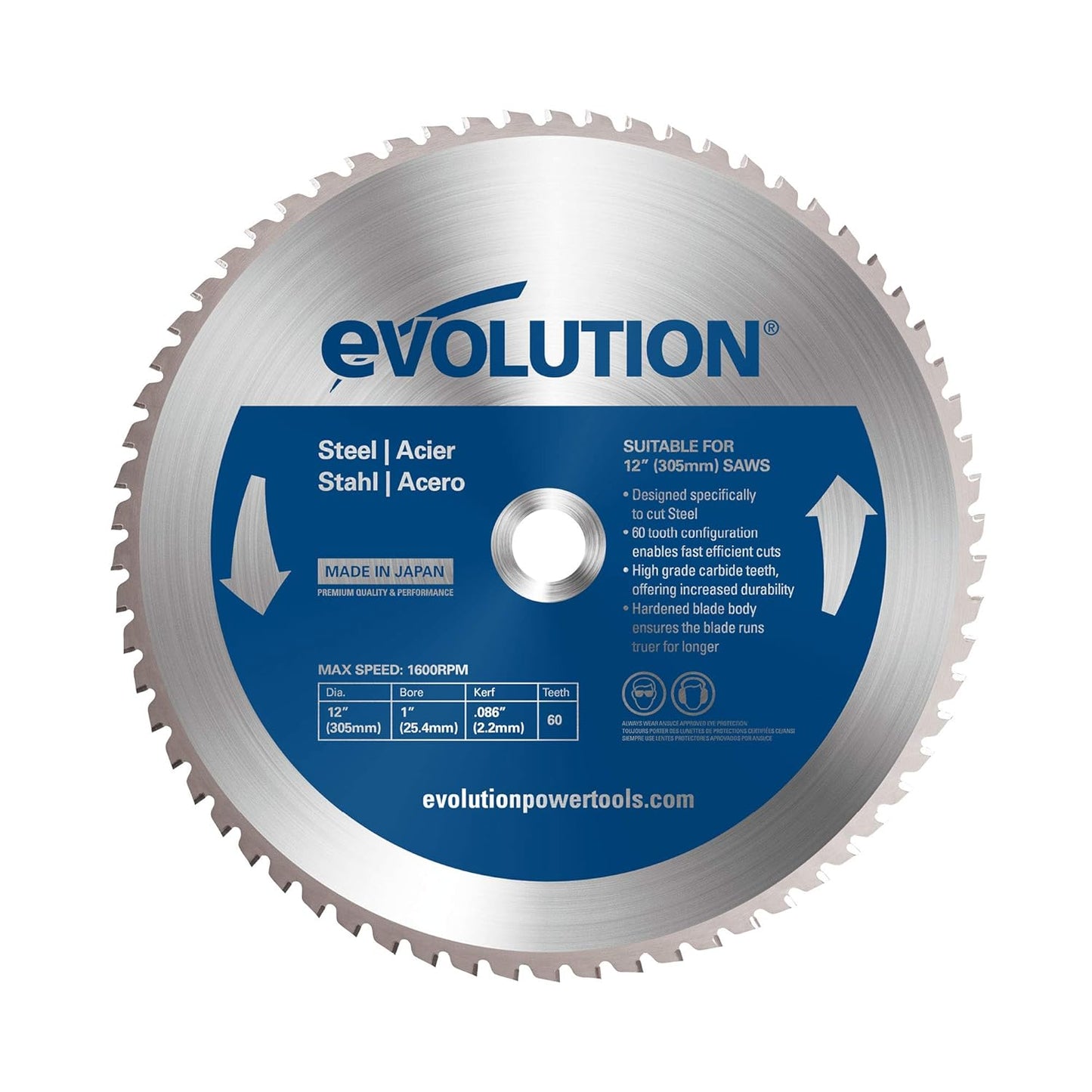 Evolution Power Tools 12BLADEST 12-Inch Steel Cutting Blade Review