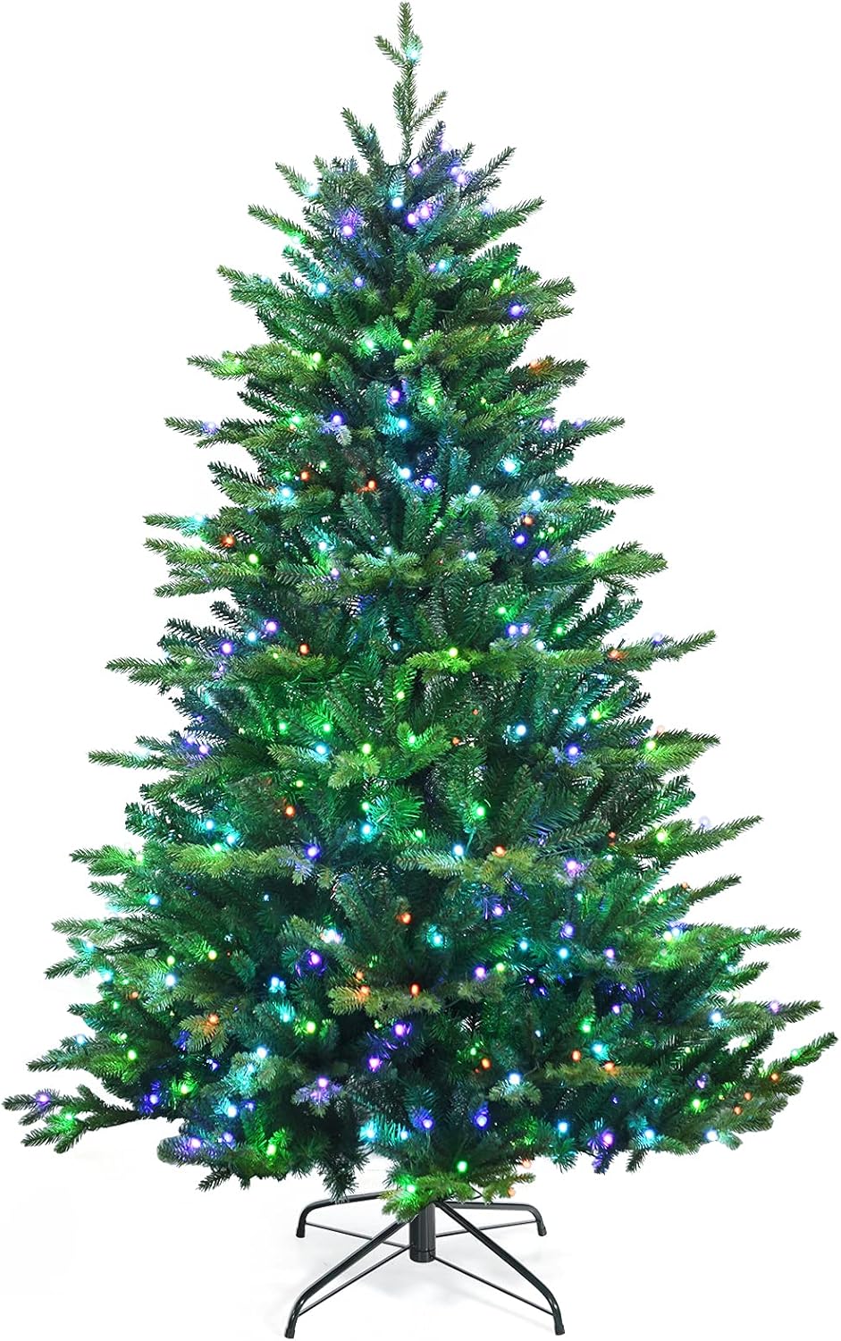 Goplus 6ft Pre-lit Christmas Tree with LED Lights and APP Control