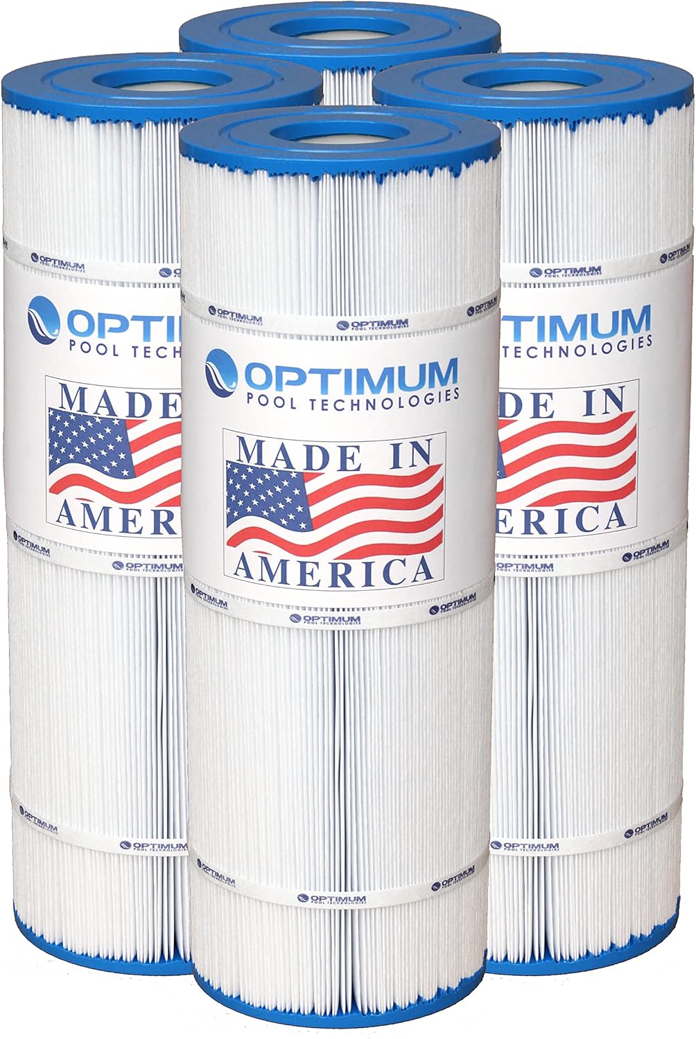 Optimum Pool Technologies Pool Filter 4-Pack for Clean & Clear