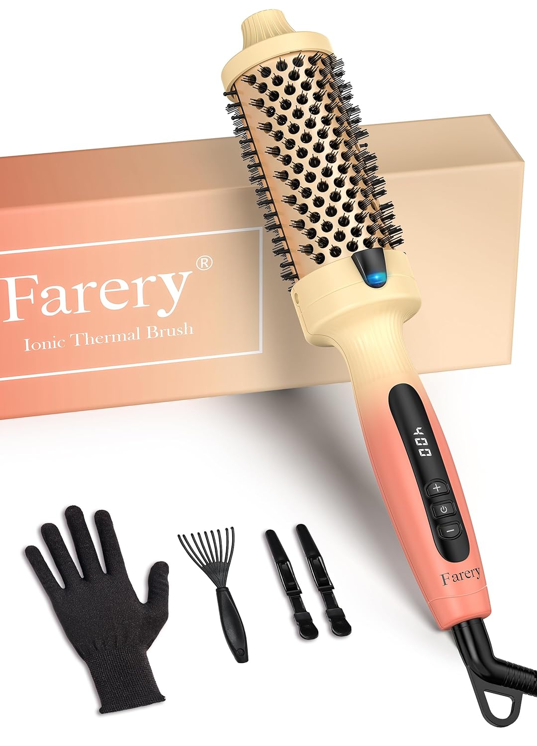 1.77-Inch Thermal Brush for Voluminous Curls and Smooth Hair