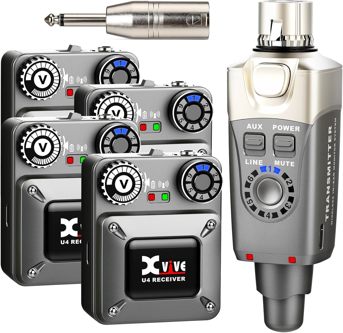 Xvive U4R4 Wireless in-Ear Monitor System for Live Performance