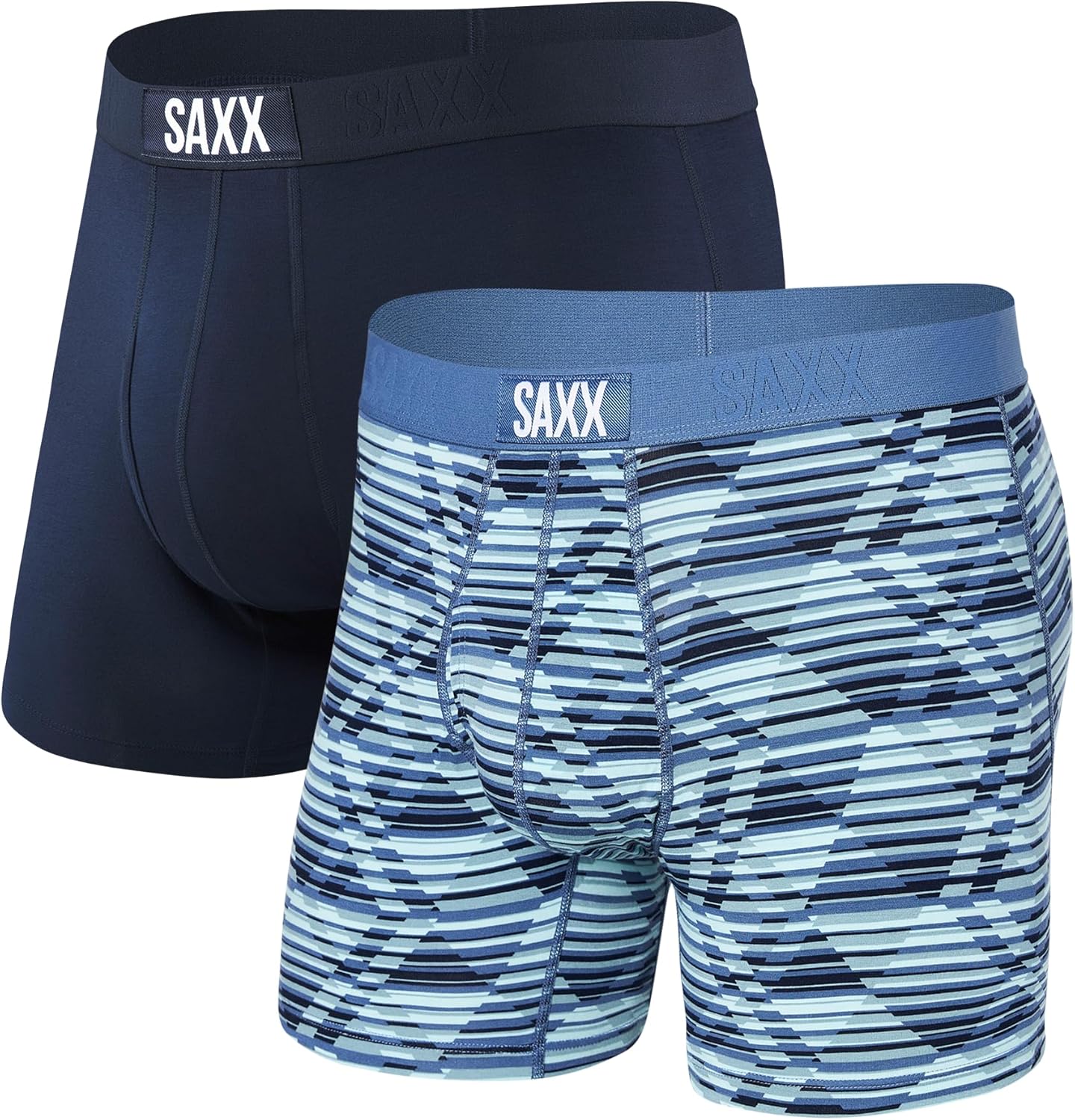 SAXX Men's Ultra Super Soft Boxer Briefs with Pouch - 2 Pack