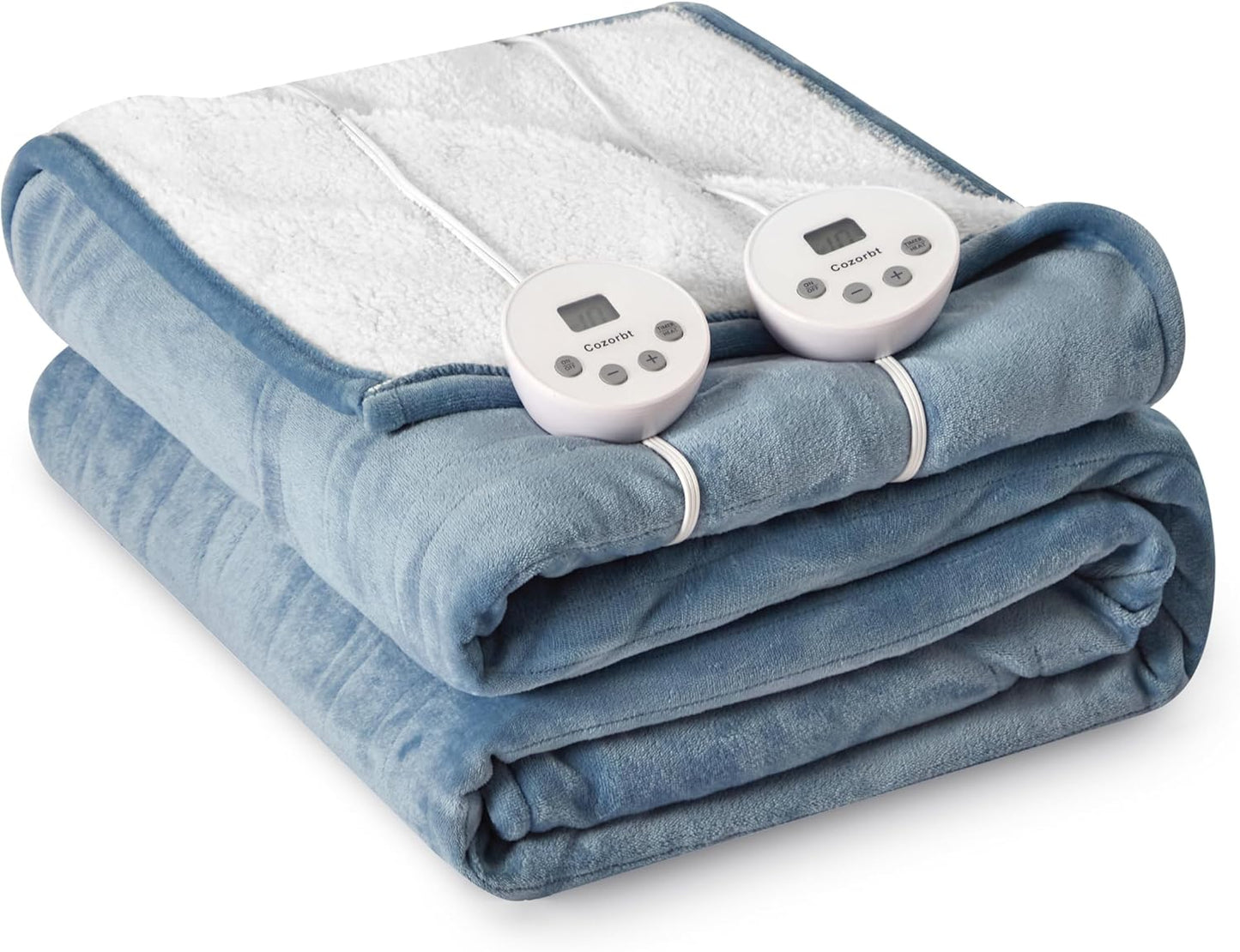 Cozorbt Electric Blanket 84x90 Queen Size with Dual Control