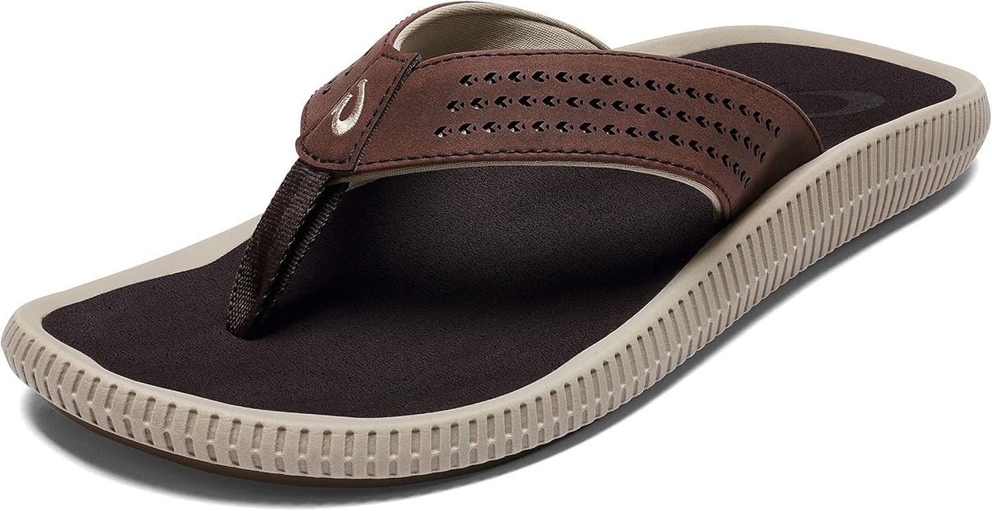 OLUKAI Ulele Men's Beach Sandals for Comfort and Durability