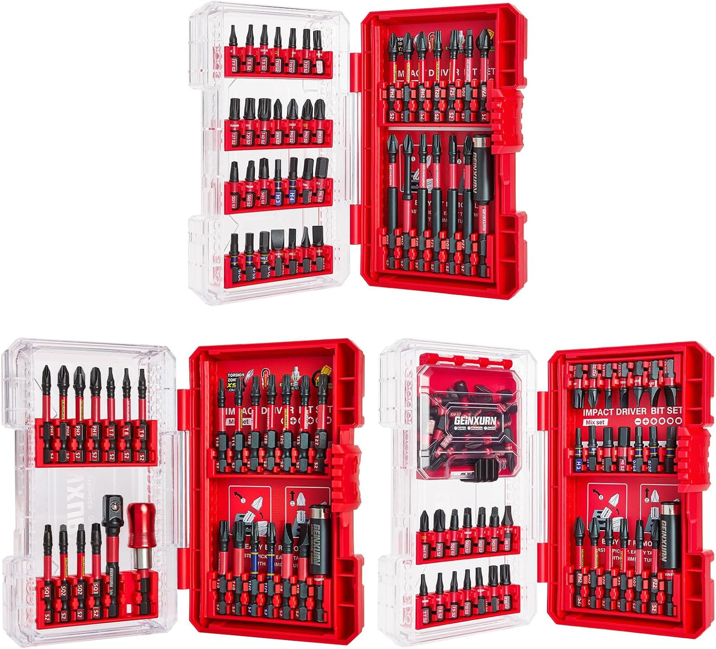 134 Pieces Impact Screwdriver Bits Set for All Your Needs