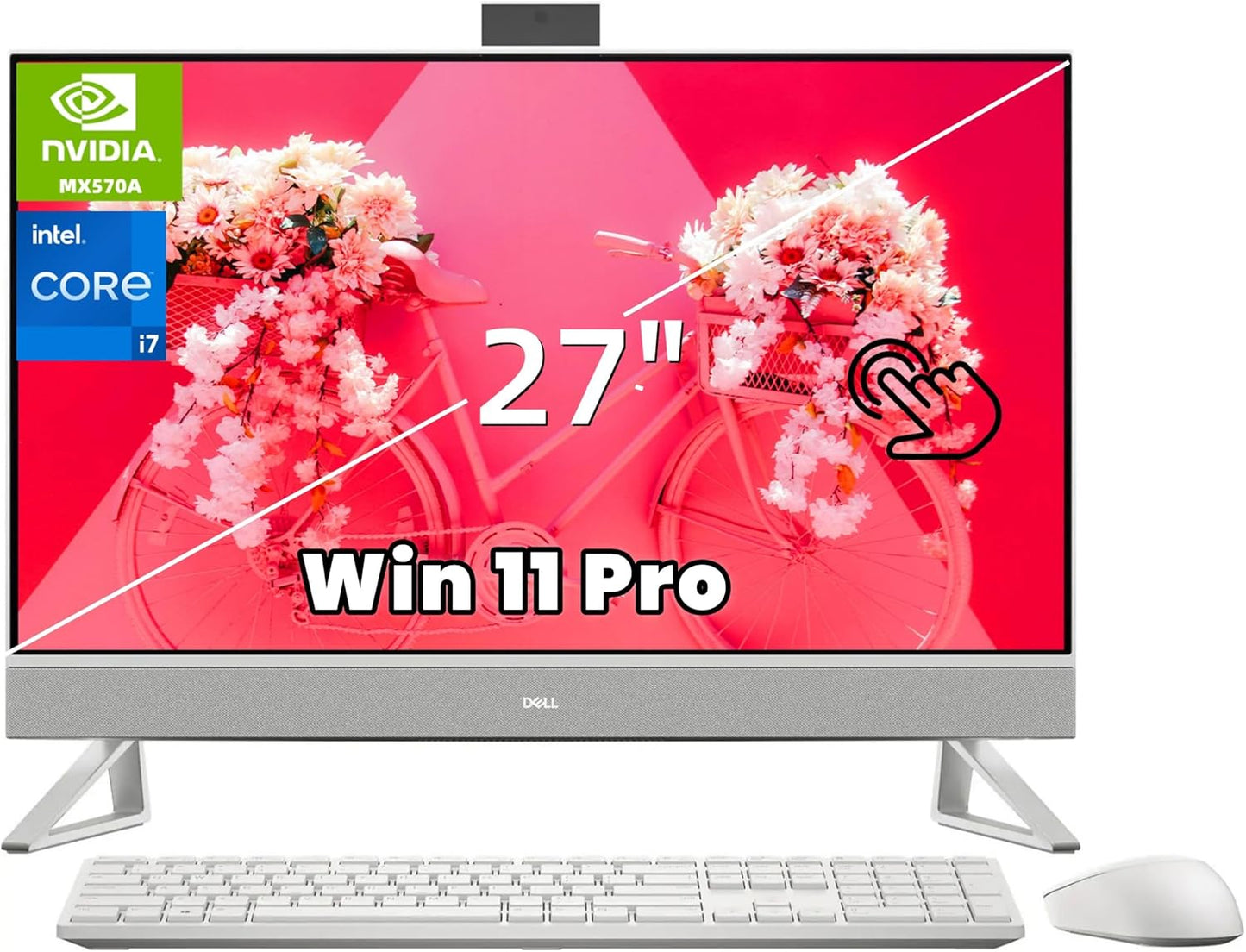 Dell Inspiron 7730 All in One Desktop PC with 27 Inch Touchscreen