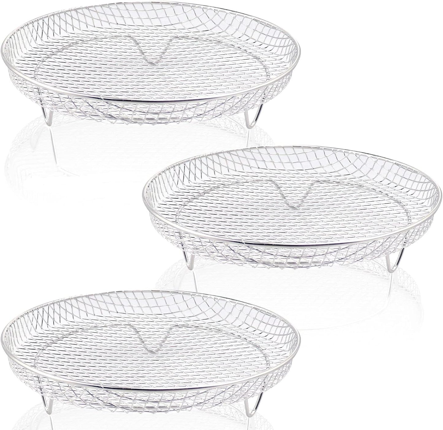 Stainless Steel Air Fryer Racks - 3 Pack