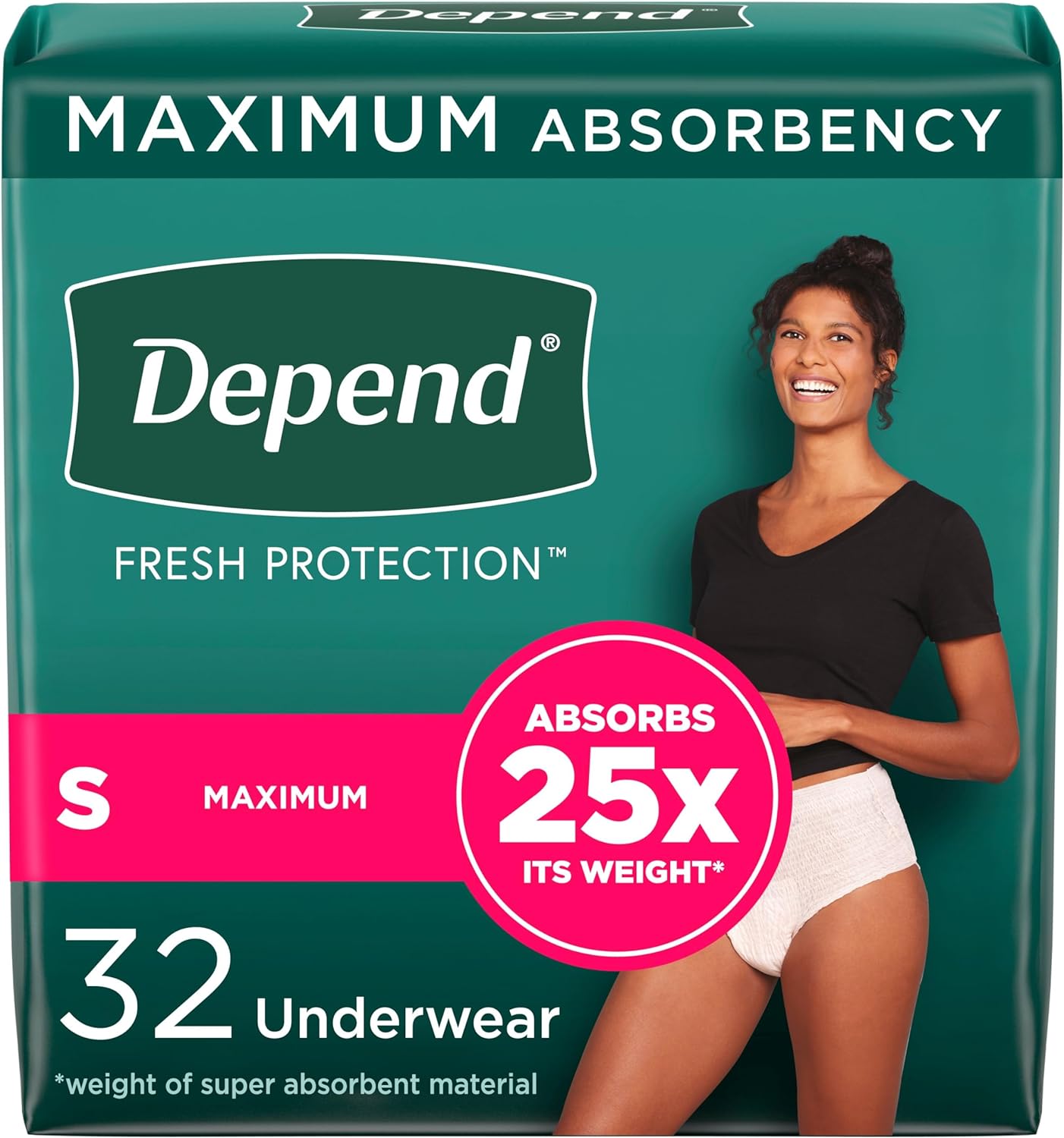 Depend Maximum Protection Underwear for Women