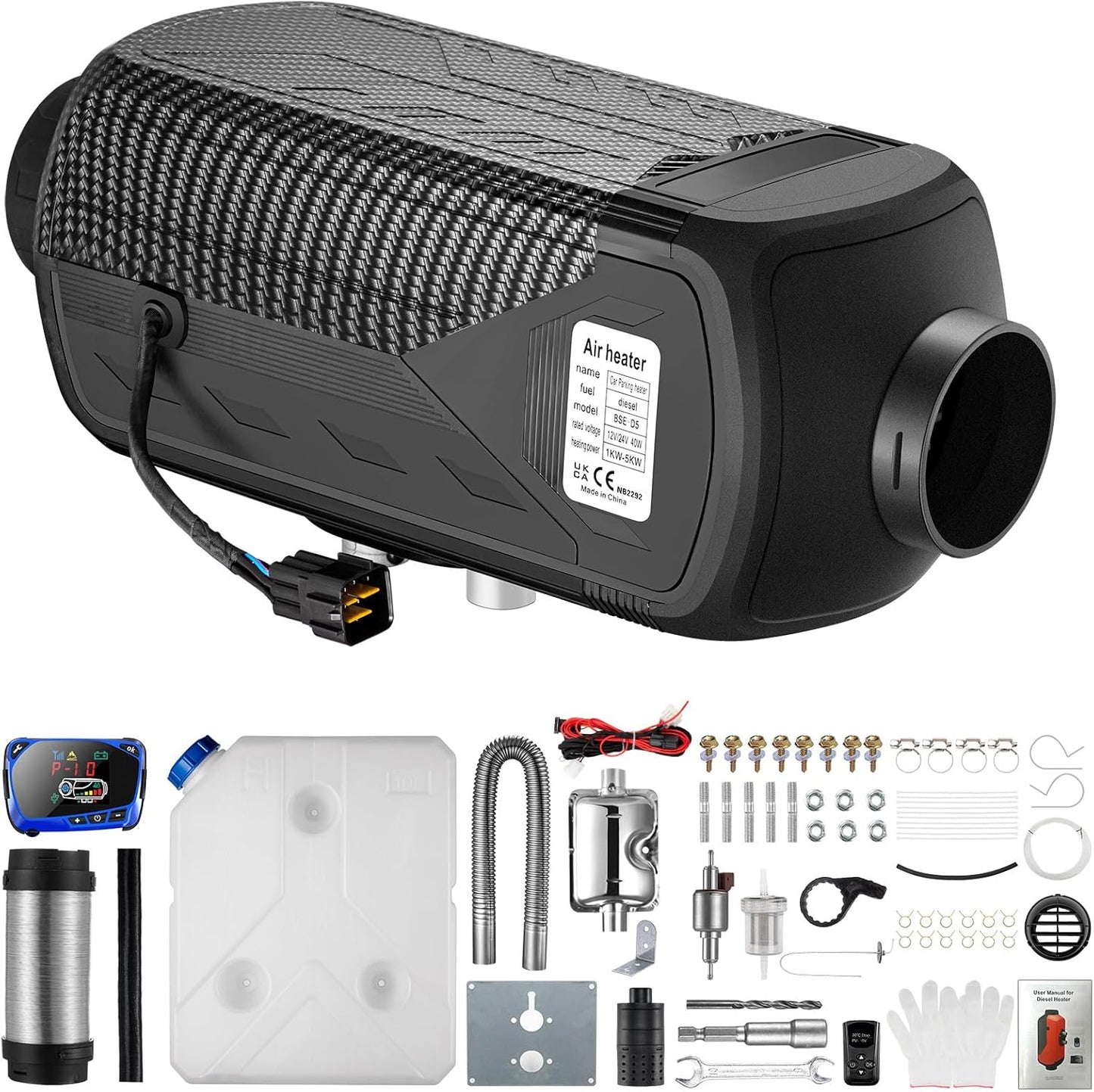 ChuBu 5KW Diesel Heater - Fast Heating, Low Consumption