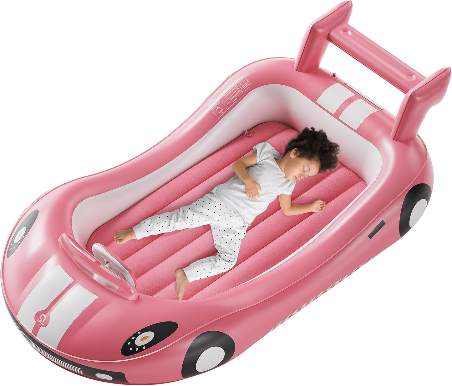 QPAU Inflatable Kids Bed for Travel, Camping, and Home Use