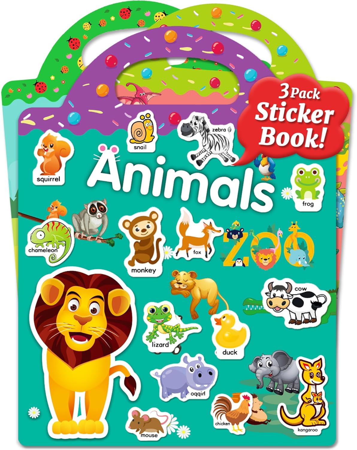 Interactive Toddler Sticker Books - Fun for Ages 2-4