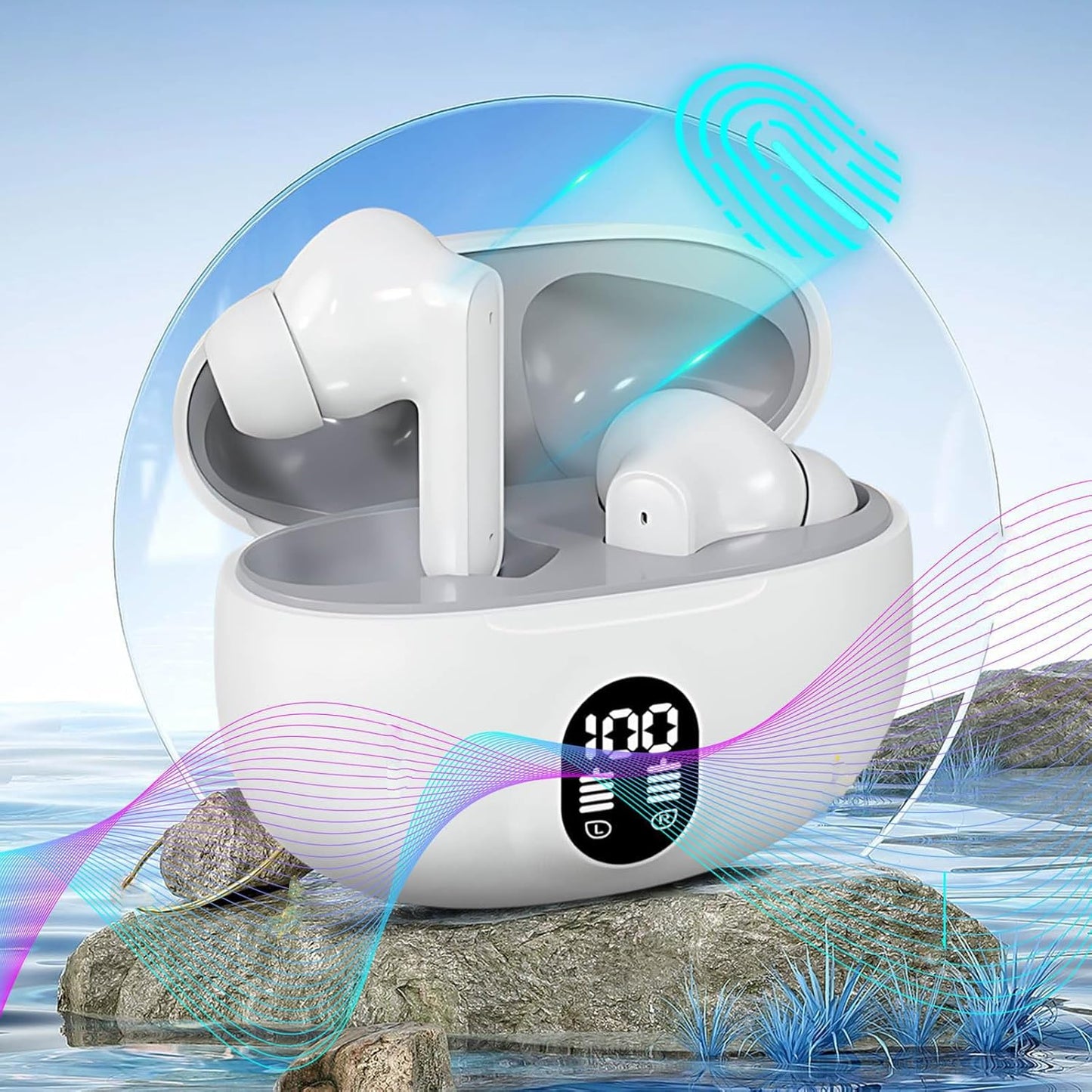 Wireless Translation Earbuds - 144 Languages, HD Noise Reduction