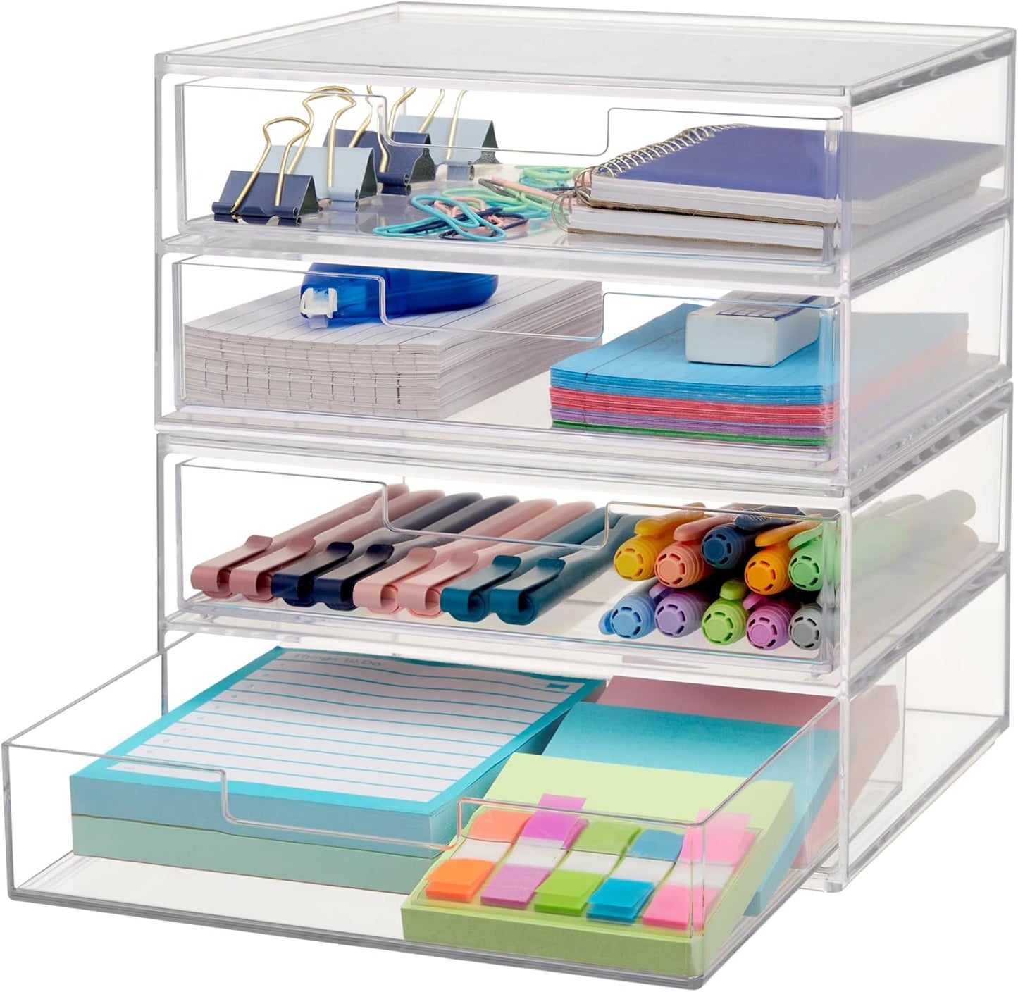STORi Clear 4-Drawer Organizer: Maximize Space!