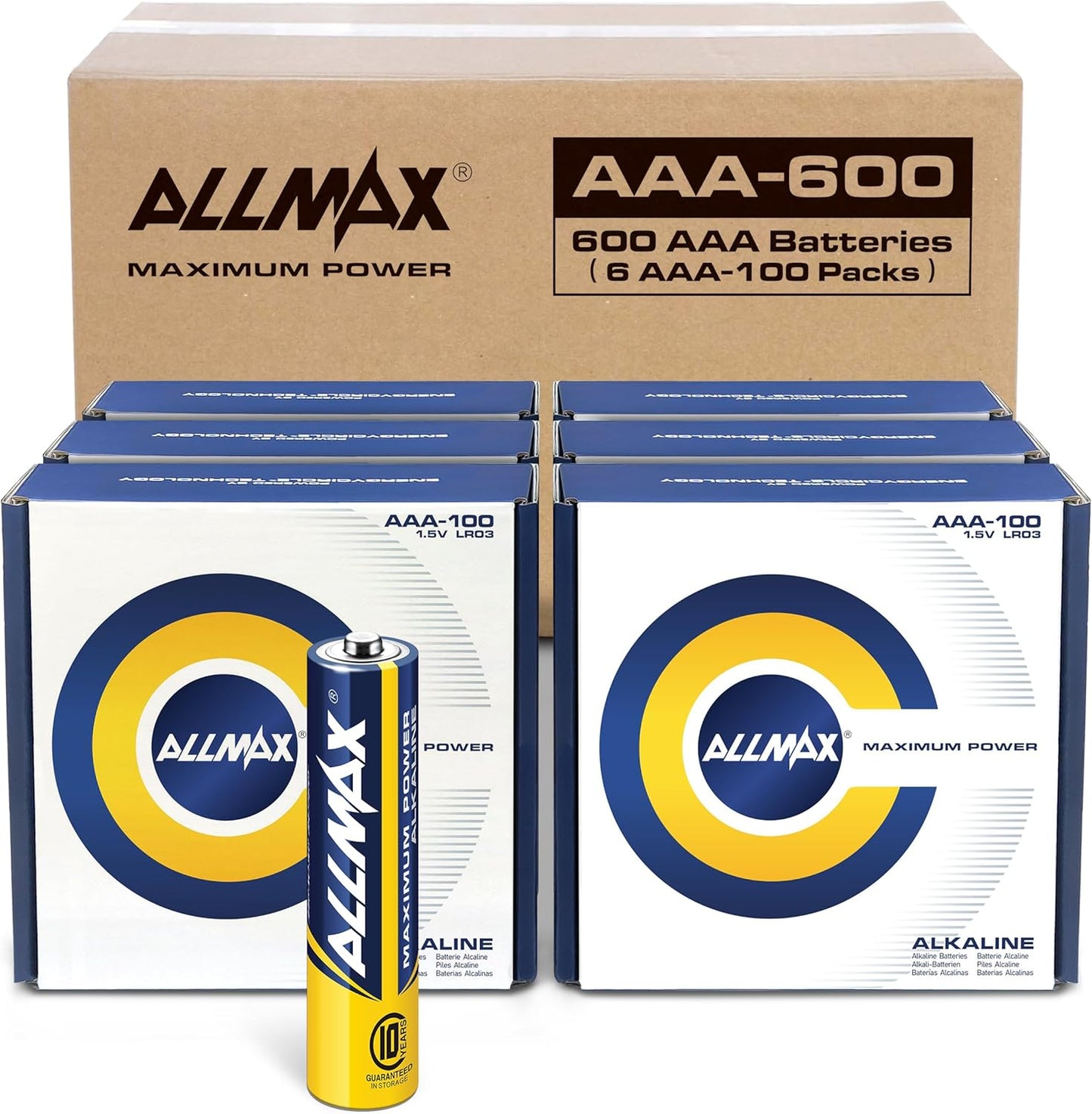 Allmax AAA Maximum Power Alkaline Batteries for Ultimate Performance