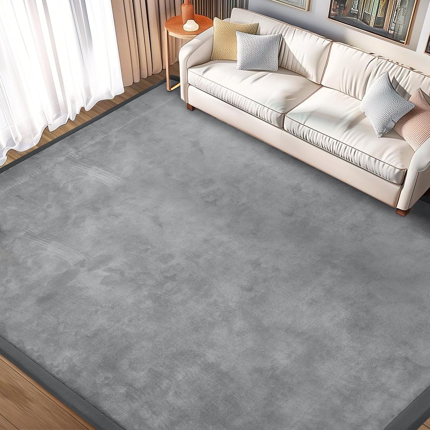 Baby Play Mat 1.2 Thick Memory Foam Rug for Safe Playtime