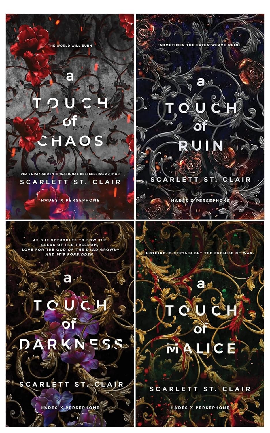 Hades X Persephone 4 Books Collection Set by Scarlett St. Clair