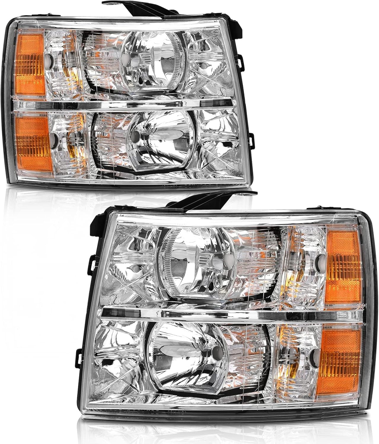 Chevy Silverado Headlights Assembly for 2007-2013 Models