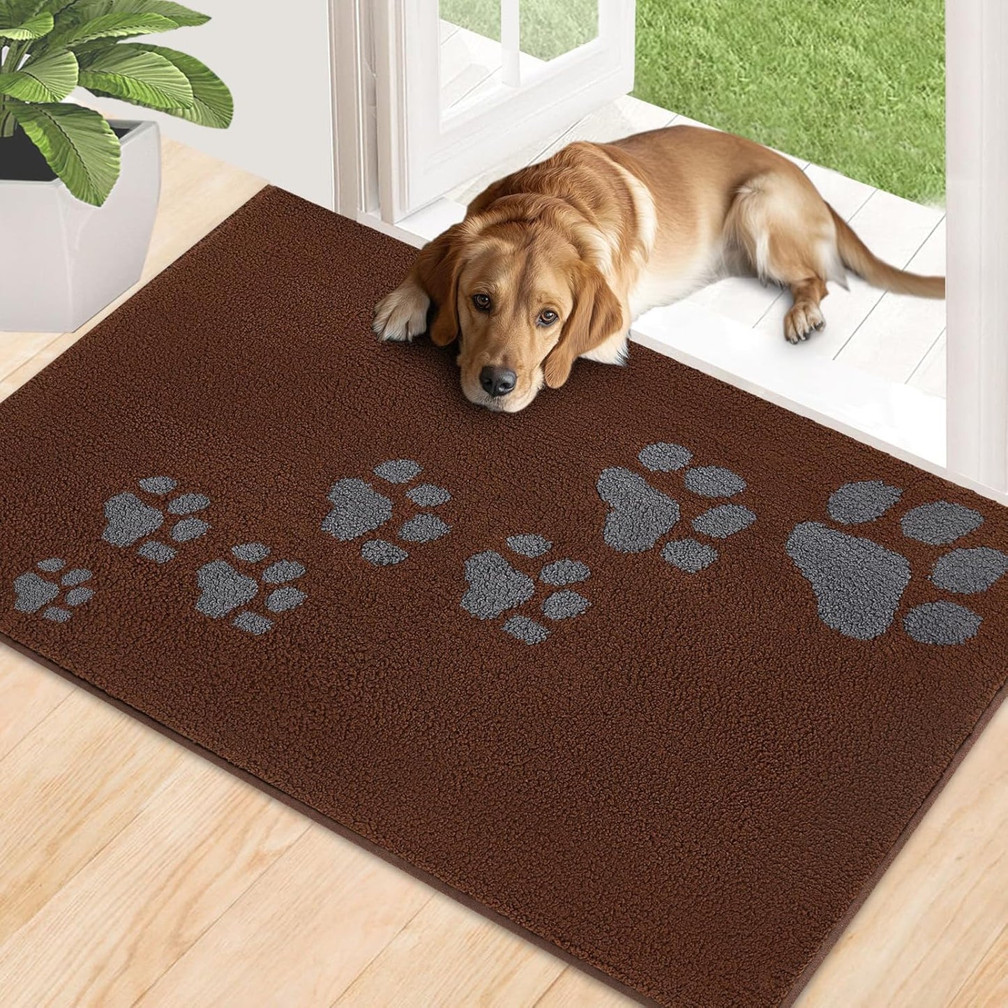 Timo Indoor Door Mat 32x48 Non-Slip Absorbent Rug for Entryway