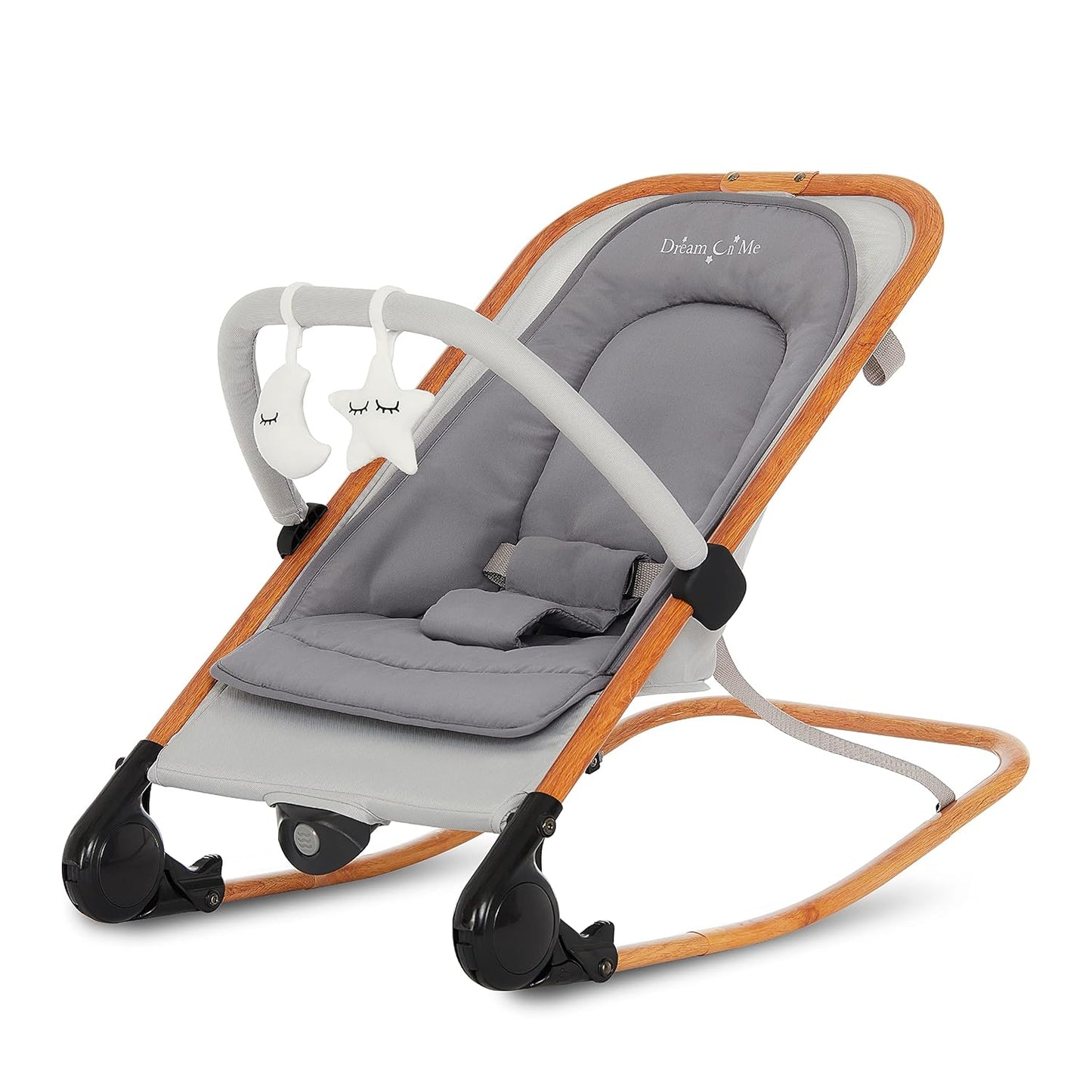 Dream On Me 2-in-1 Baby Rocker: Soothing Music & Vibration