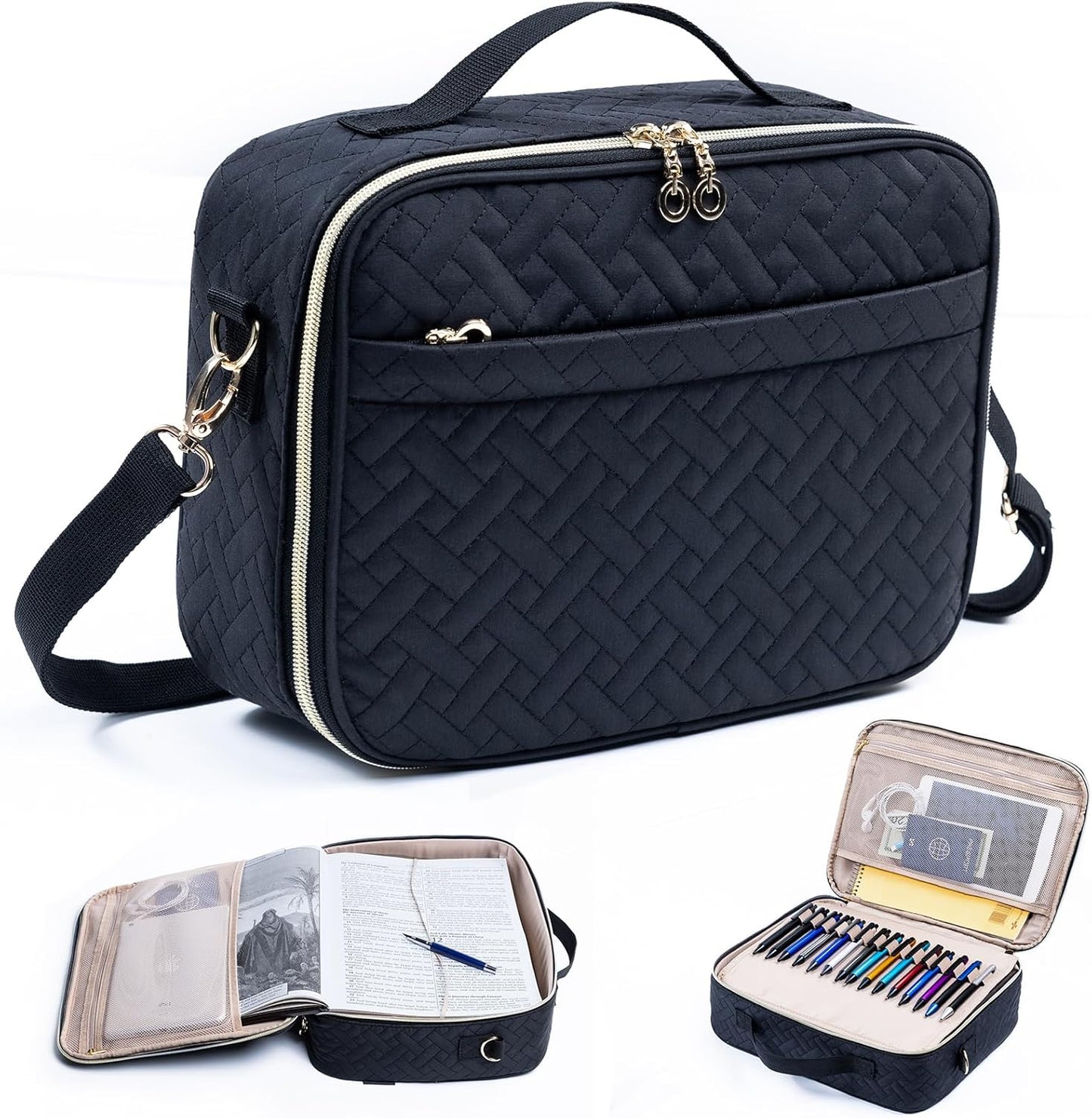 Stylish Large Bible Cover for Women - IMAGINING Bible Bag