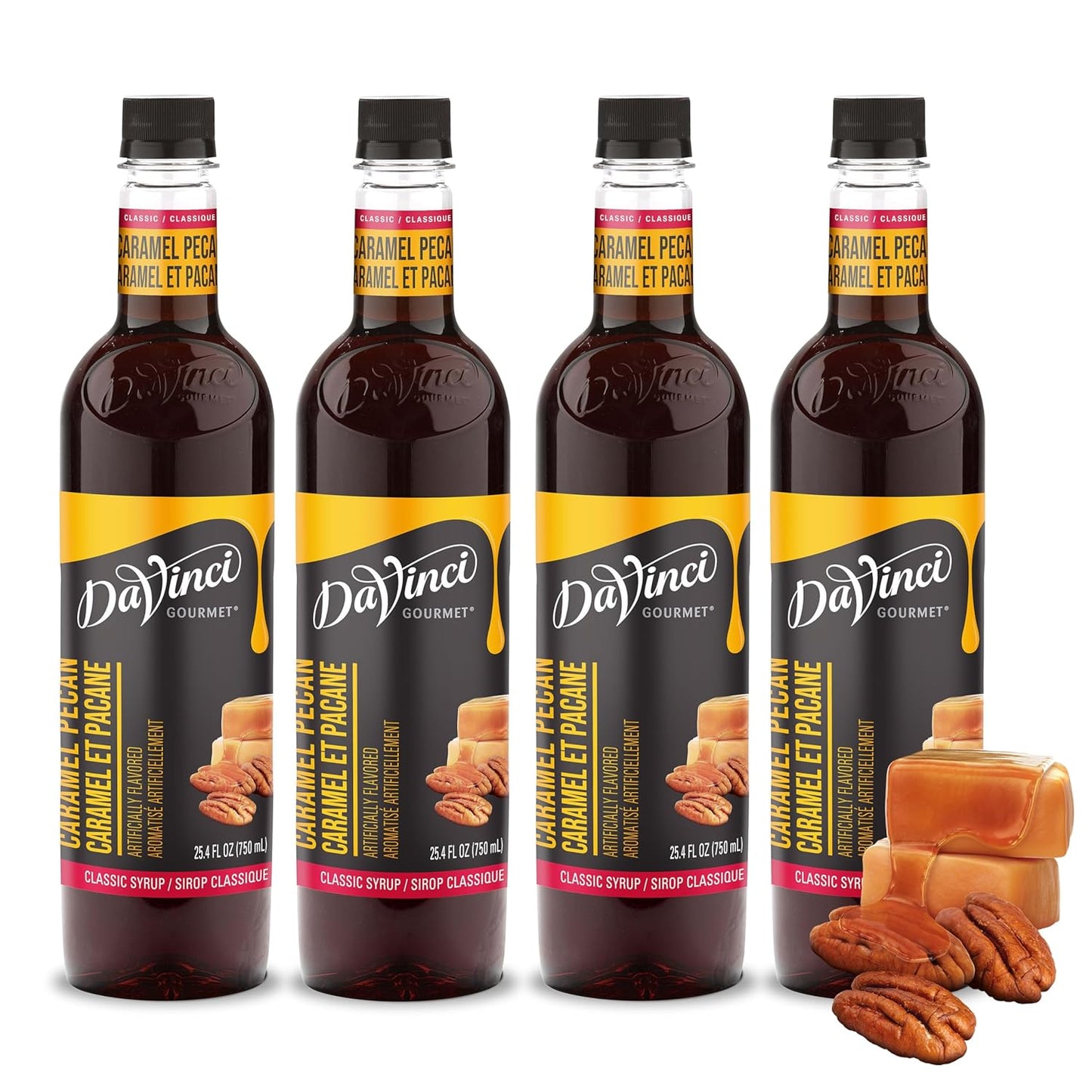 DaVinci Gourmet Classic Caramel Pecan Syrup for Delicious Treats