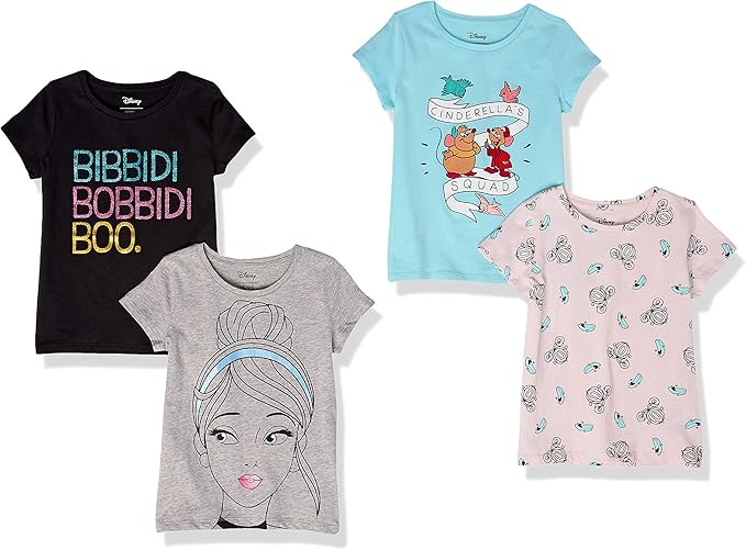 Disney Marvel Star Wars Frozen Princess Girls T-Shirts Multipacks