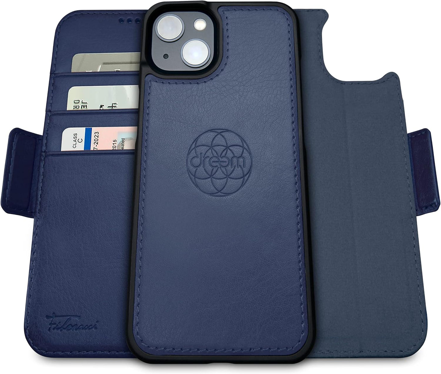 Dreem Fibonacci Wallet Case for iPhone 14 Plus - Stylish & Functional