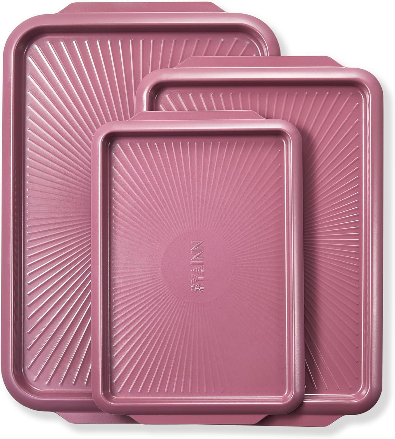 SYAINN Non-stick Ceramic Baking Sheet Set for Effortless Baking