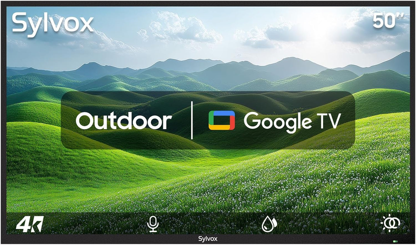 SYLVOX 50 Weatherproof 4K Smart TV