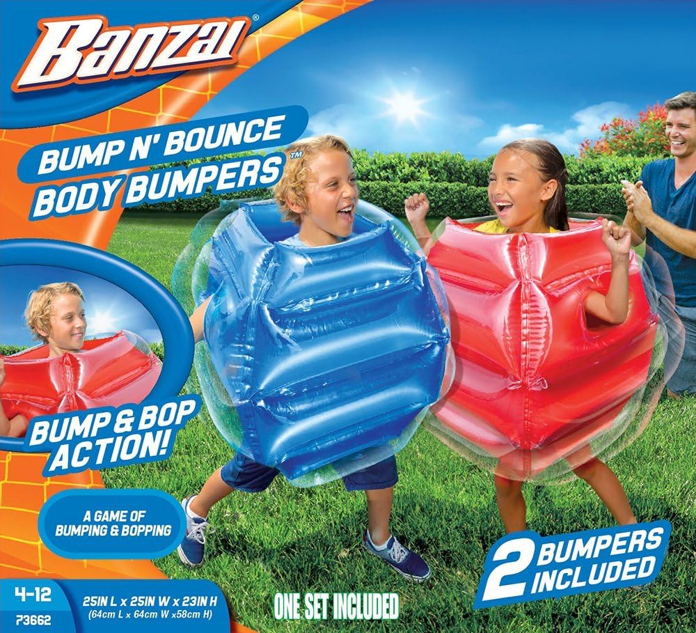 BANZAI Bump N' Bounce Body Bumpers - Safe Bumping Fun!