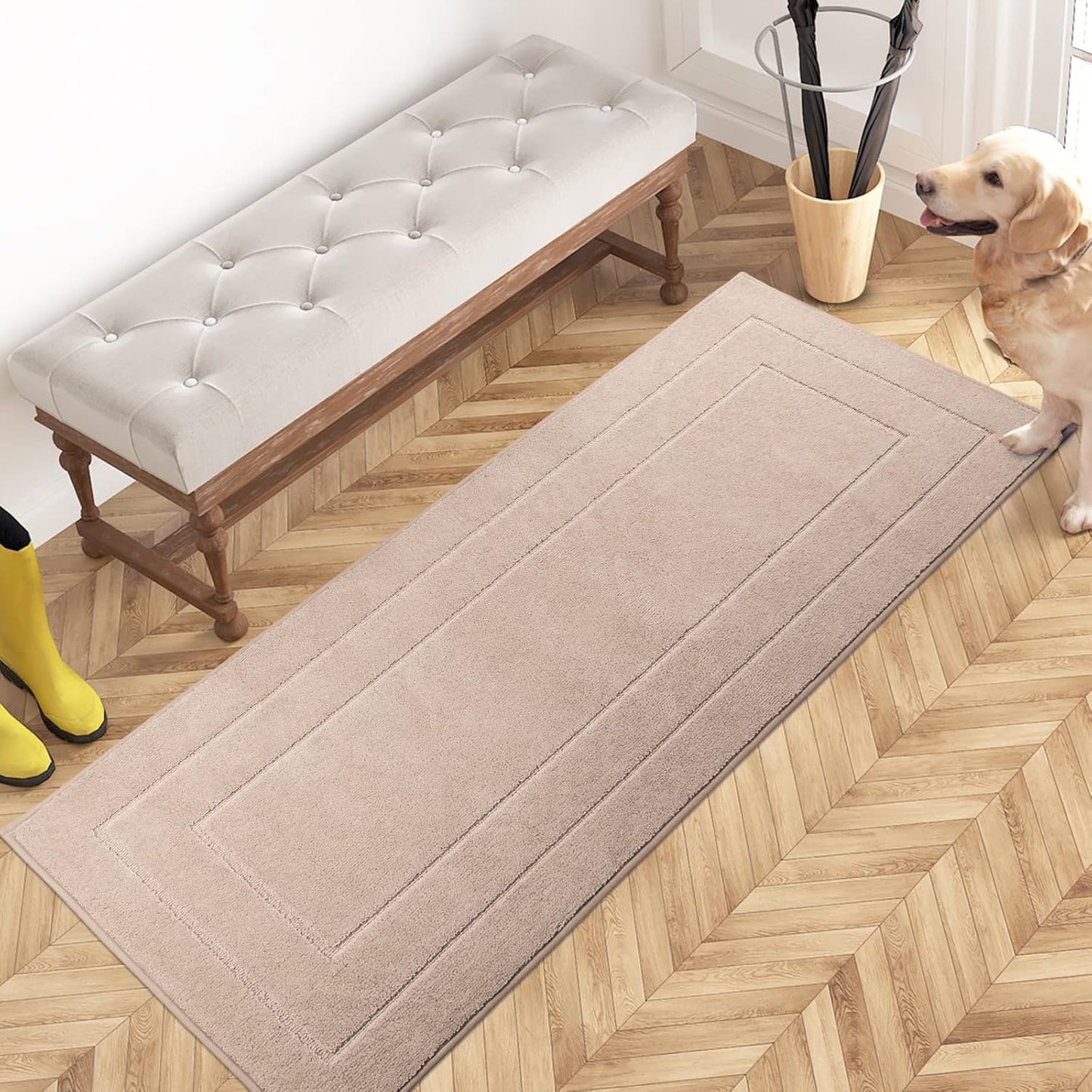 PURRUGS Dirt Trapping Door Mat - Non-Slip & Machine Washable