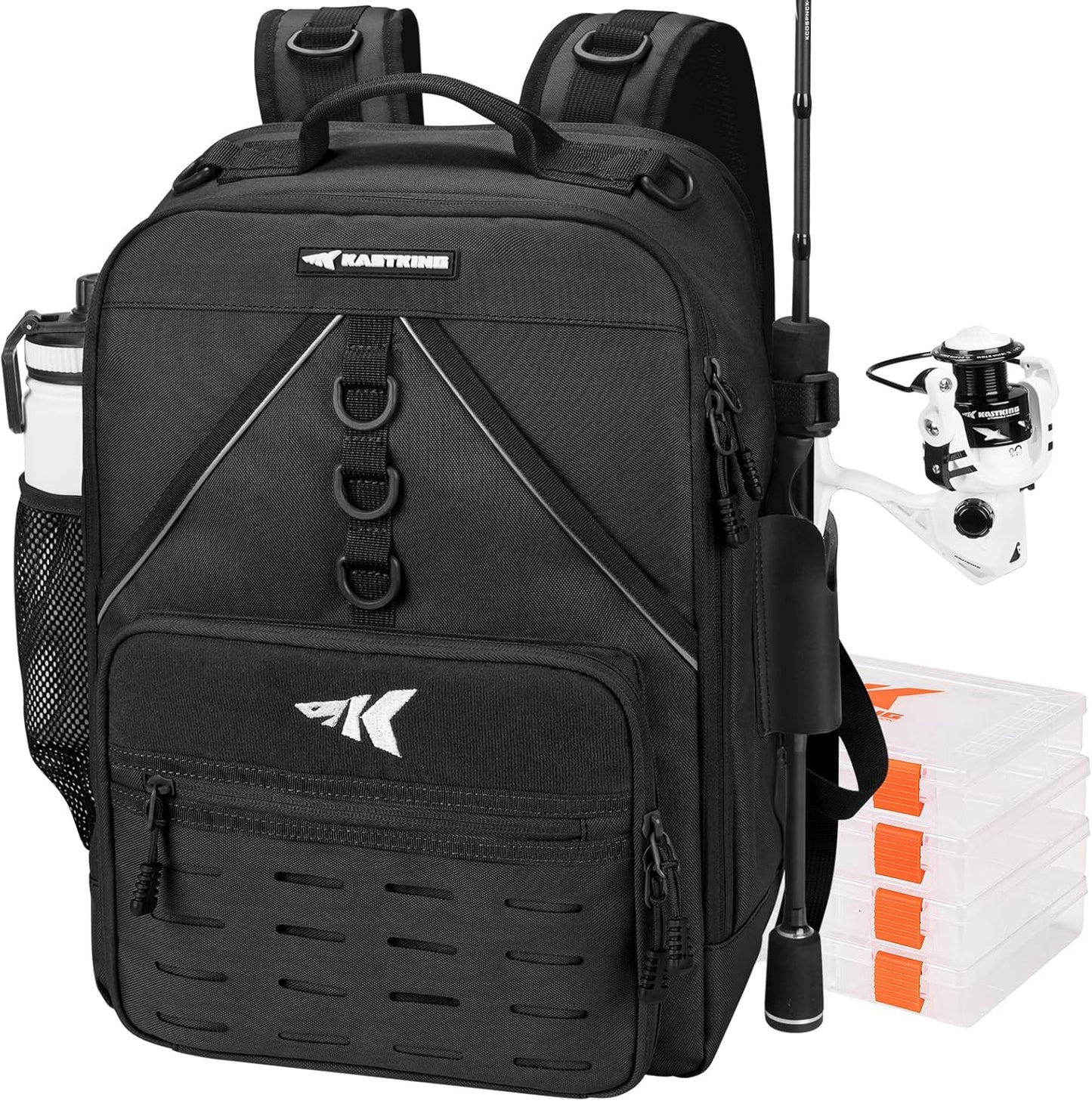 KastKing Medium Tackle Backpack: Large Storage, Water-Resistant
