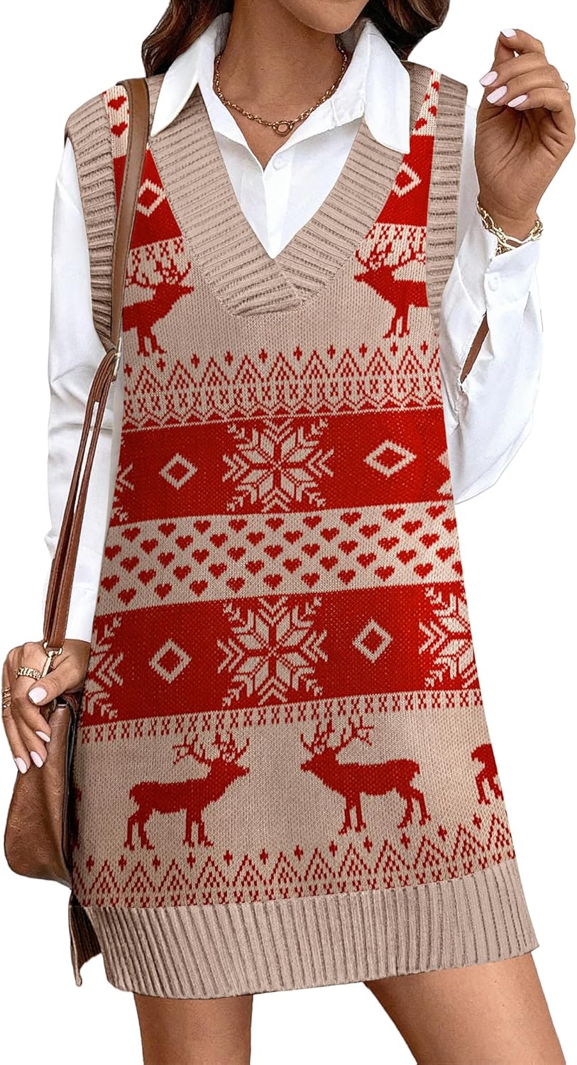 Zeagoo Womens Tank Sweater Dress for Stylish Fall Fashion